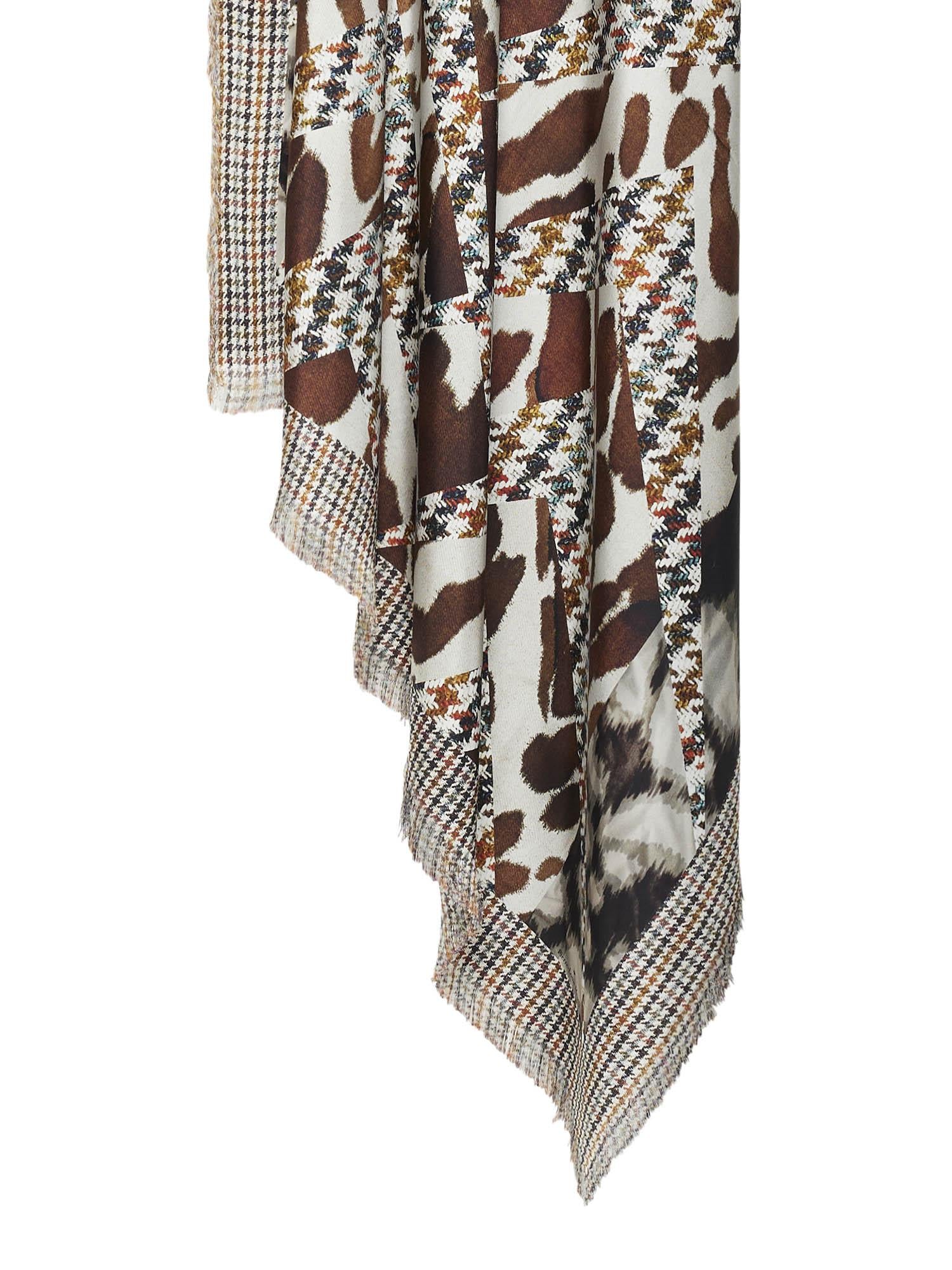 Pierre-Louis Mascia Sciarpa artigianale mod. Euclide in cashmere 515629 101-21 