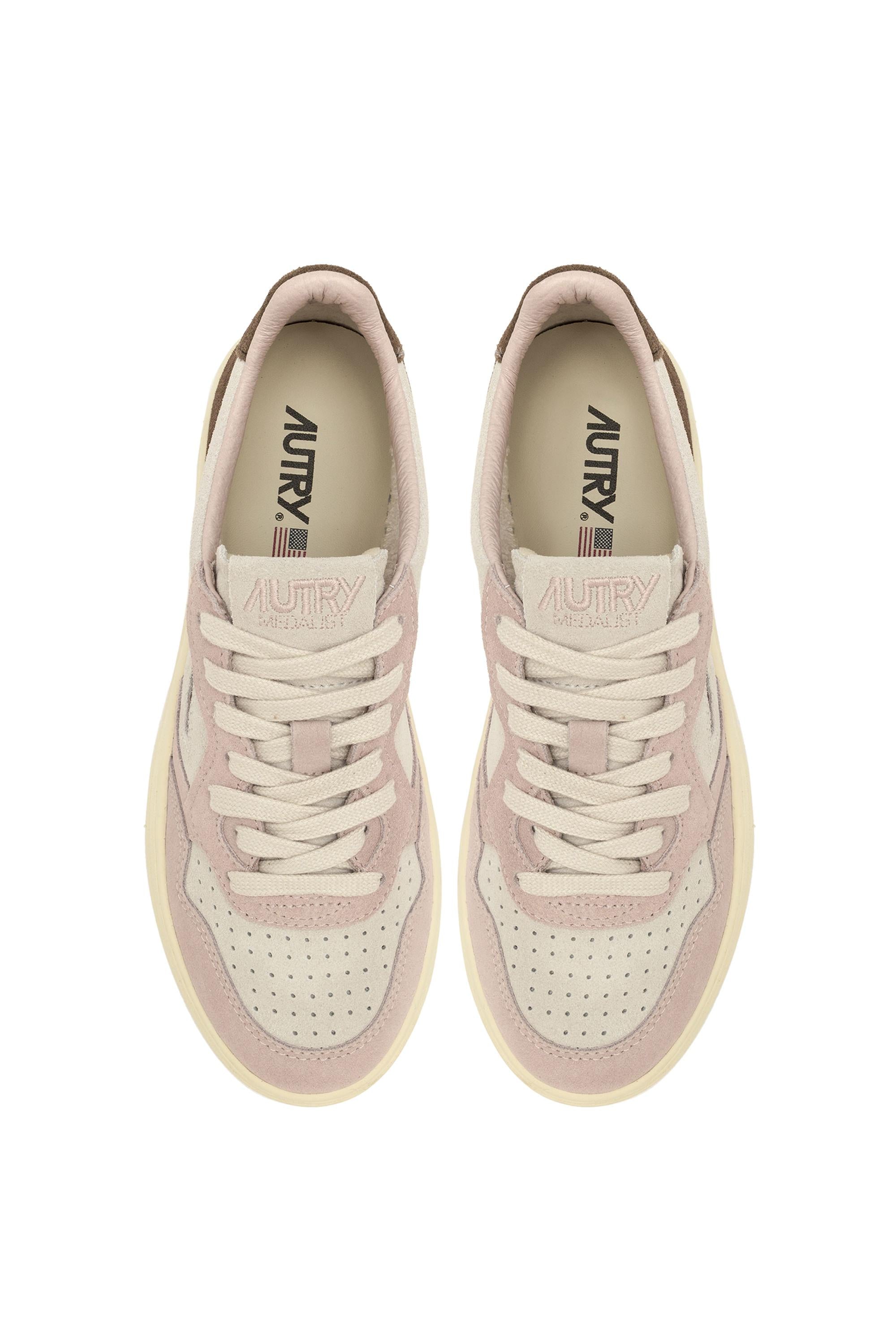 Sneaker Medalist full suede multicolor AULW TS04 PWD/EBONY Autry 