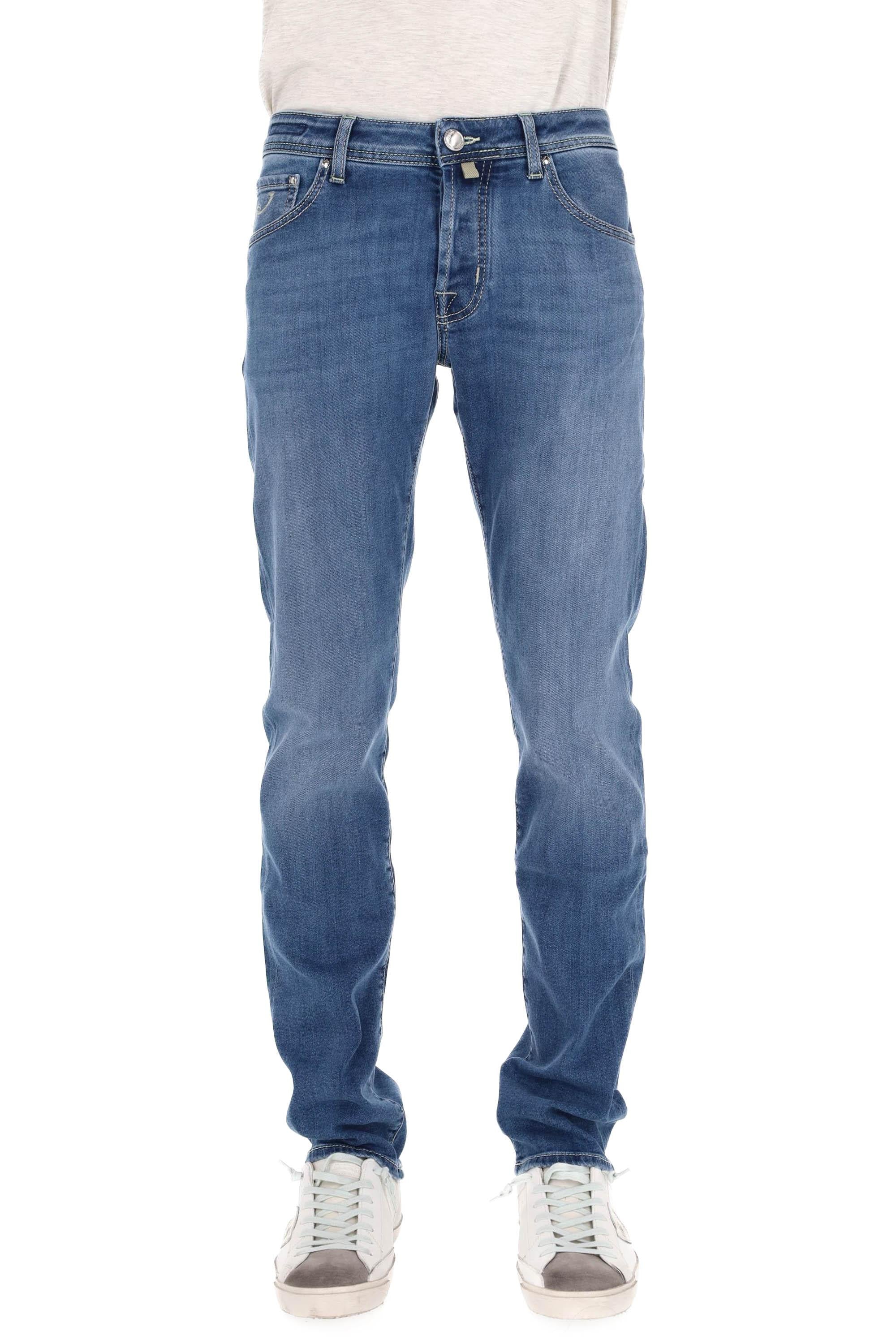 Jacob Cohen Jeans comfort etichetta verde cavallino intarsiato Nick fit QE006-040-P3621 200D 