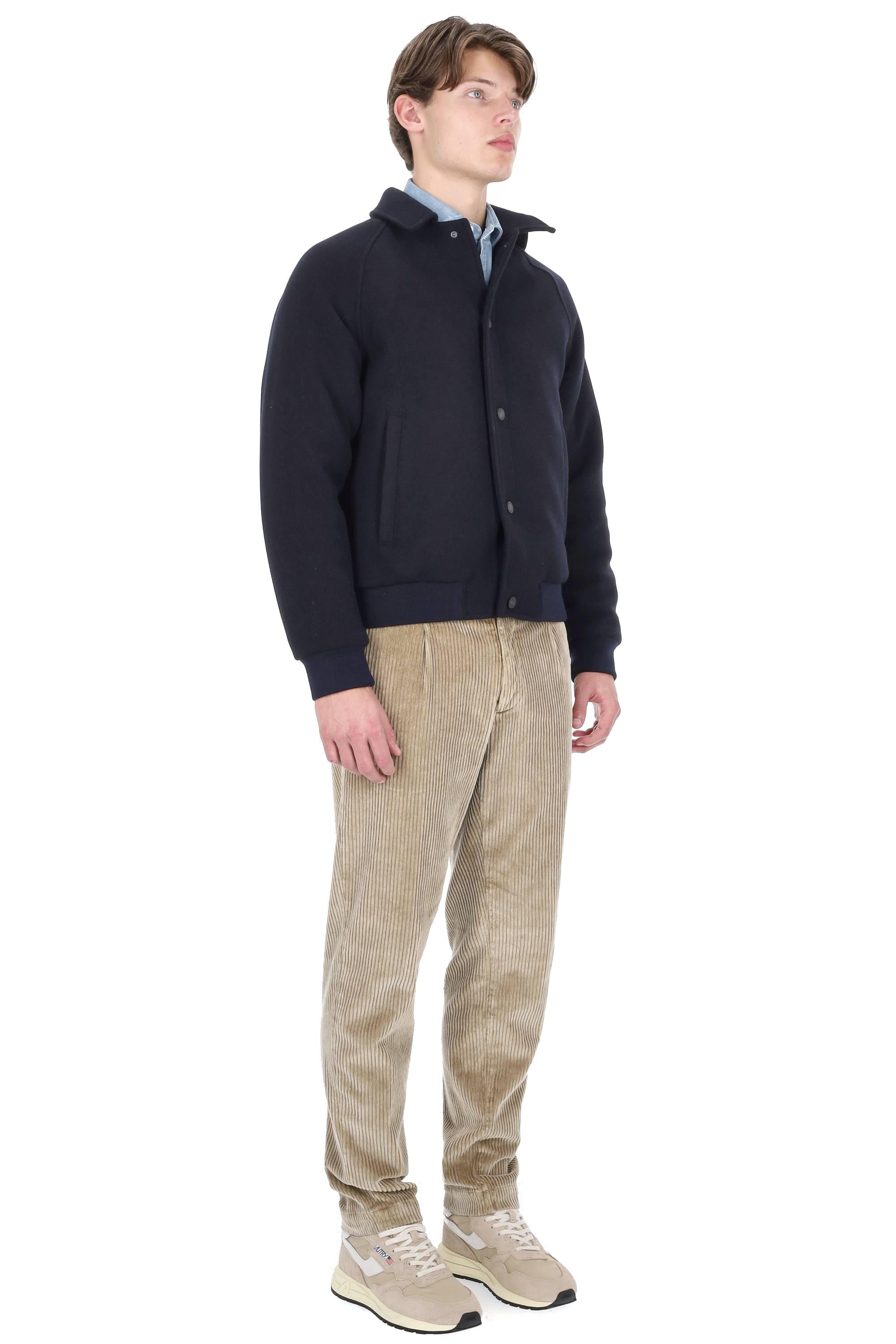 Camplin Giubbotto college in lana anti acqua mod. Letter LETTER UNITO-S BN 