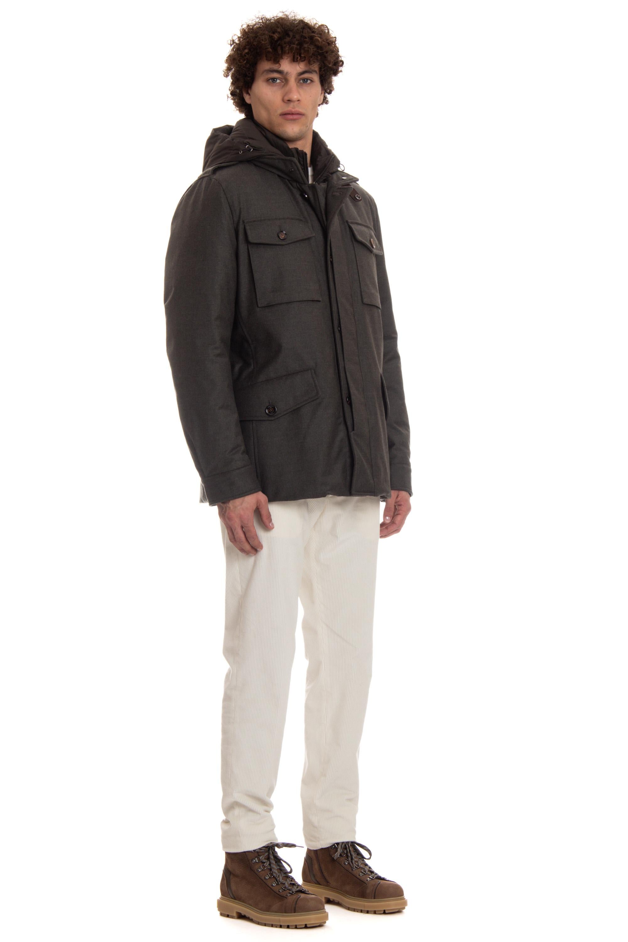 Sahariana in lana anti acqua modello Isac-LL ISAC-LL FOREST Moorer 