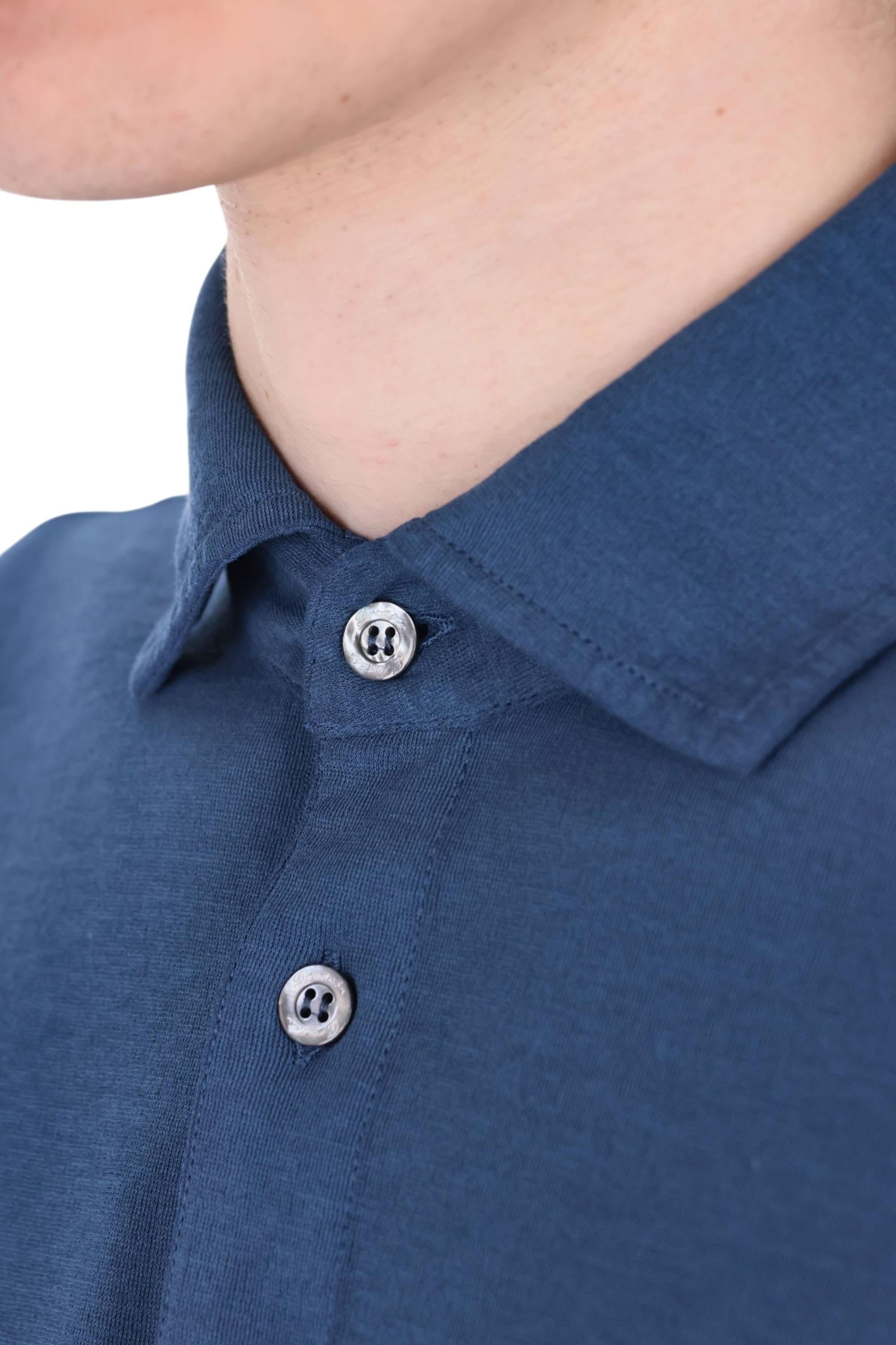 Drumohr Polo in cotone ice cotton DTJ202B-4 795 