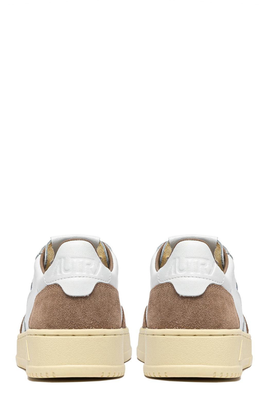 Autry Sneaker donna Medalist in pelle supersoft e camoscio AULW FT02 WHT/ANTIL 