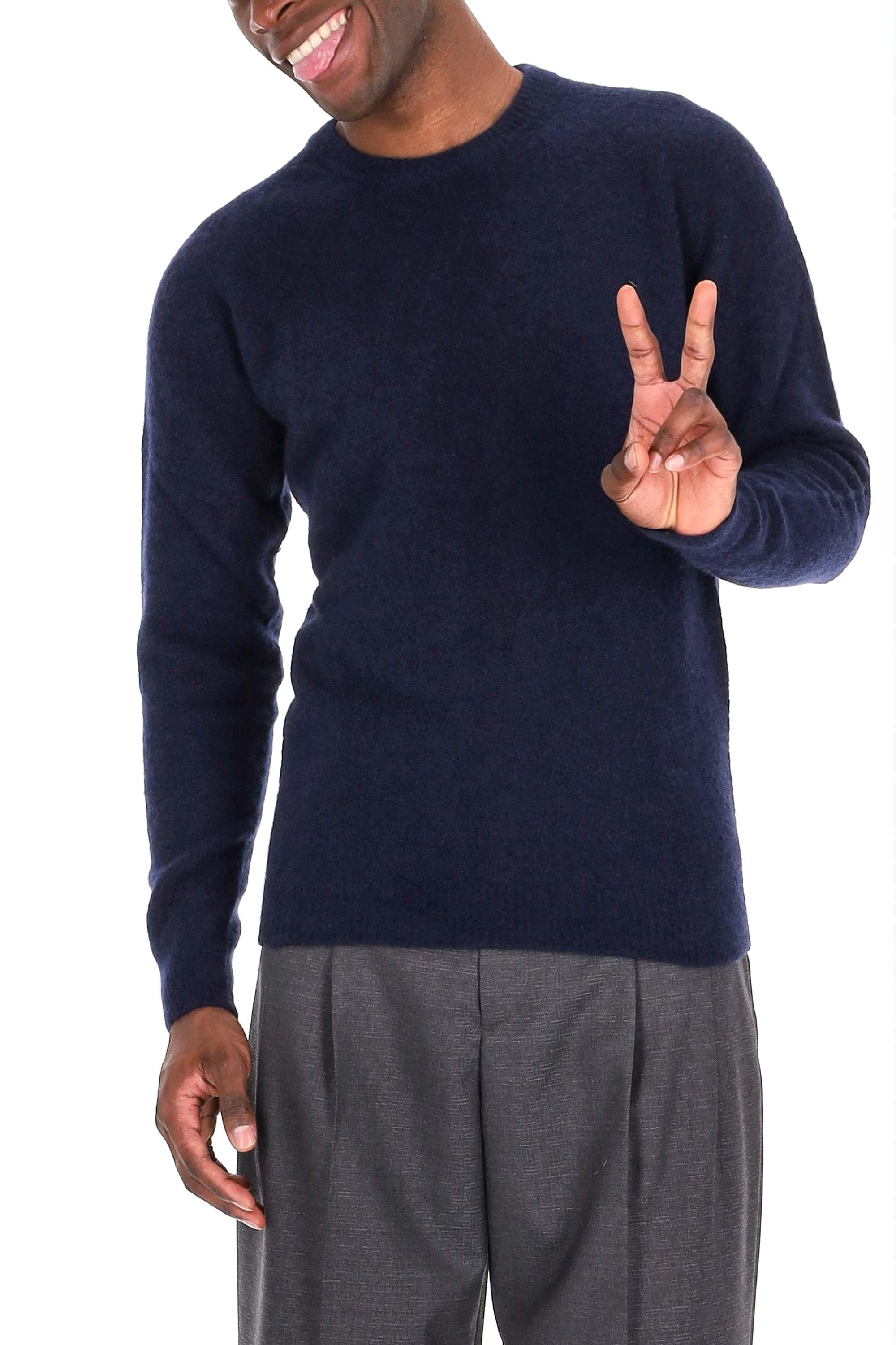 Maglia girocollo "nuvola" in cashmere e seta 3M32001 M3210 Roberto Collina 