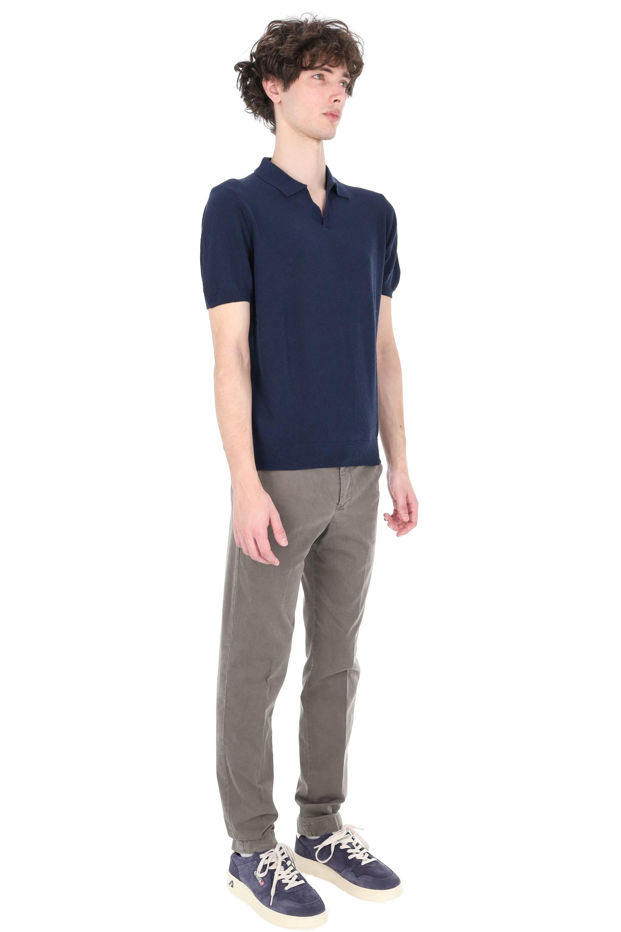 Drumohr Polo in leggera spugna di cotone D9SP146L-2 790 
