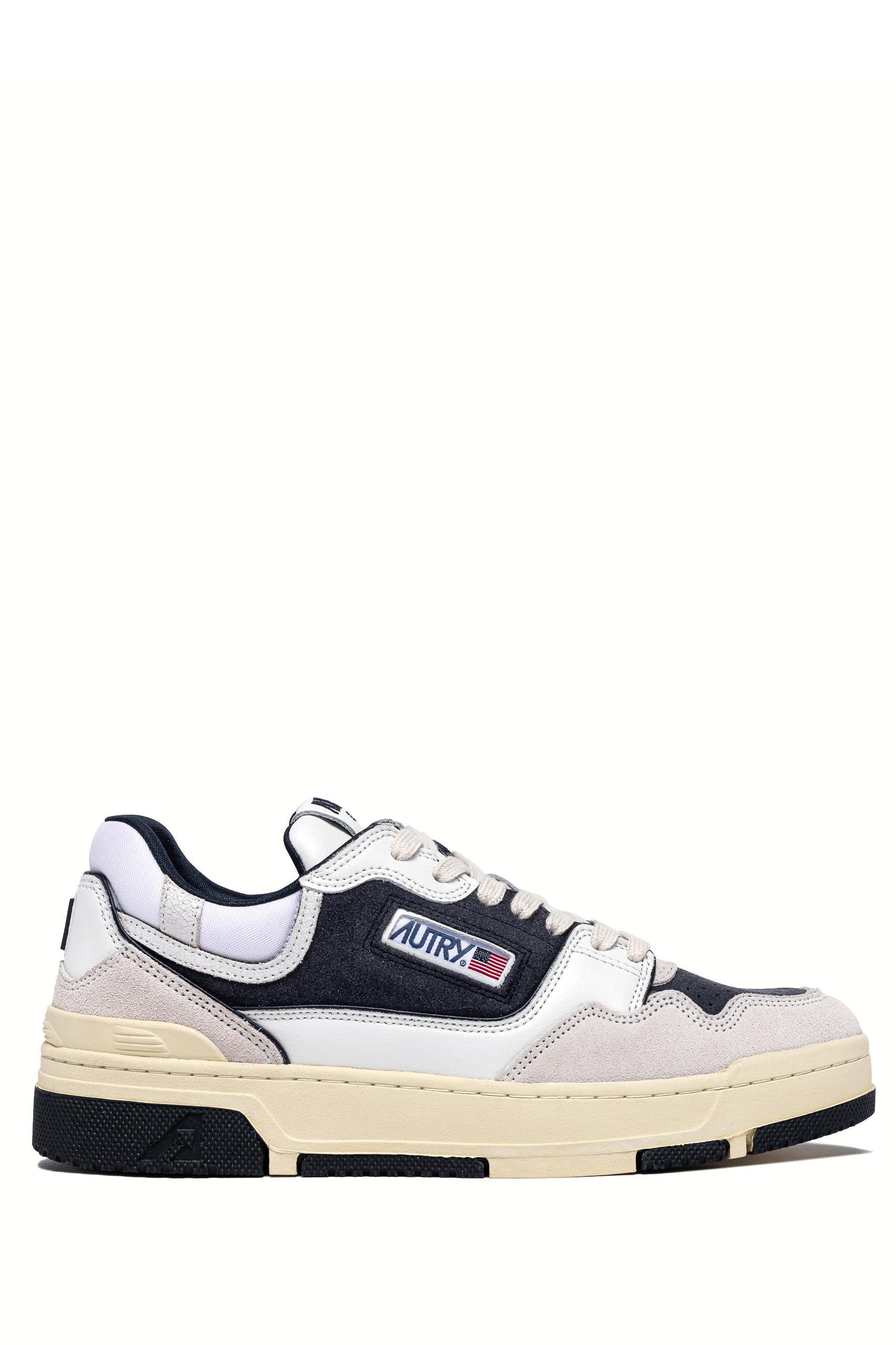 Sneaker CLC con dettagli blu ROLM EE01 WHT/SPACE Autry 