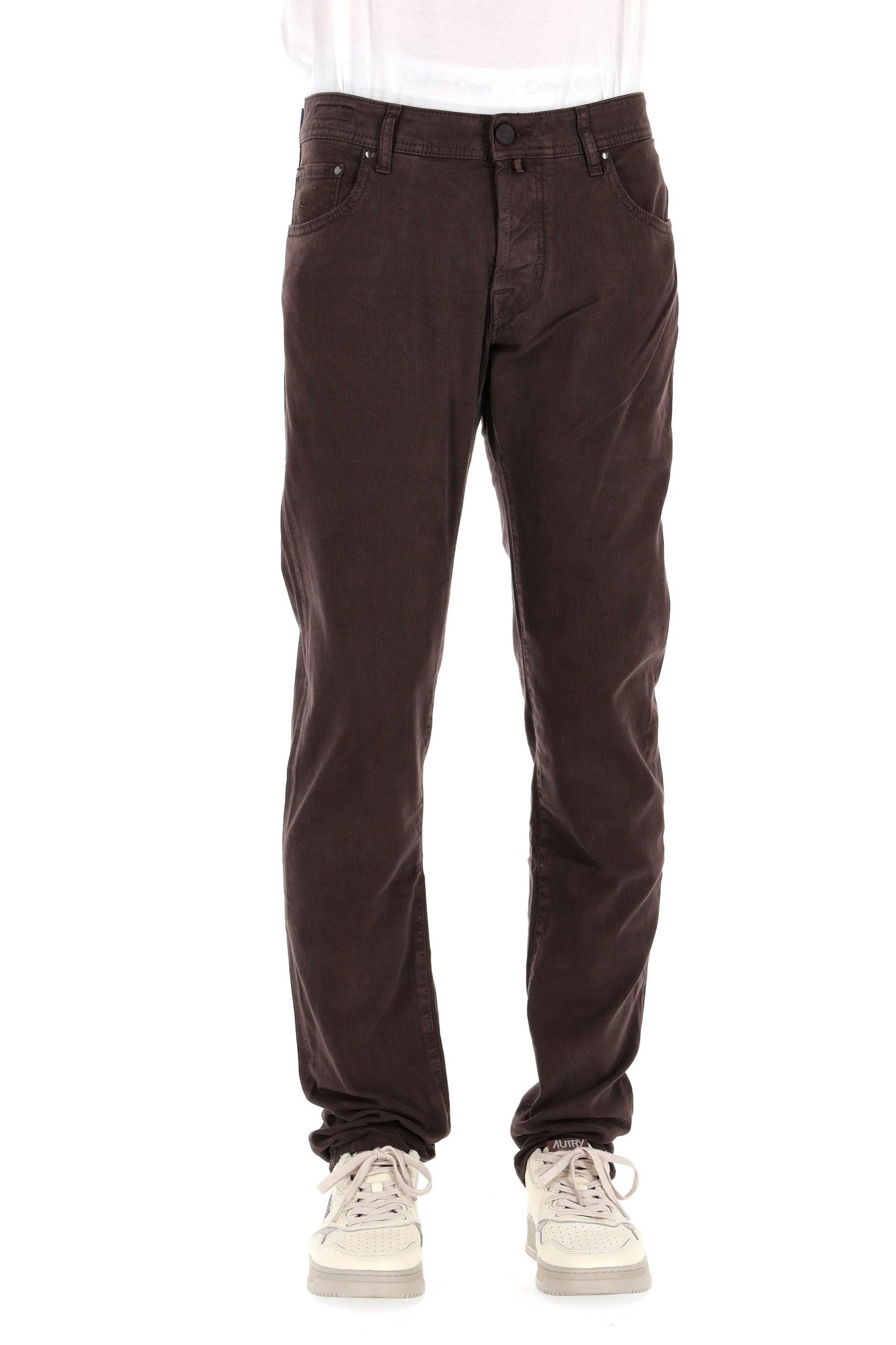 Jacob Cohen 5 tasche color in cotone mano pesca Scott fit JUM_QE007-036-S4216/2 F44 