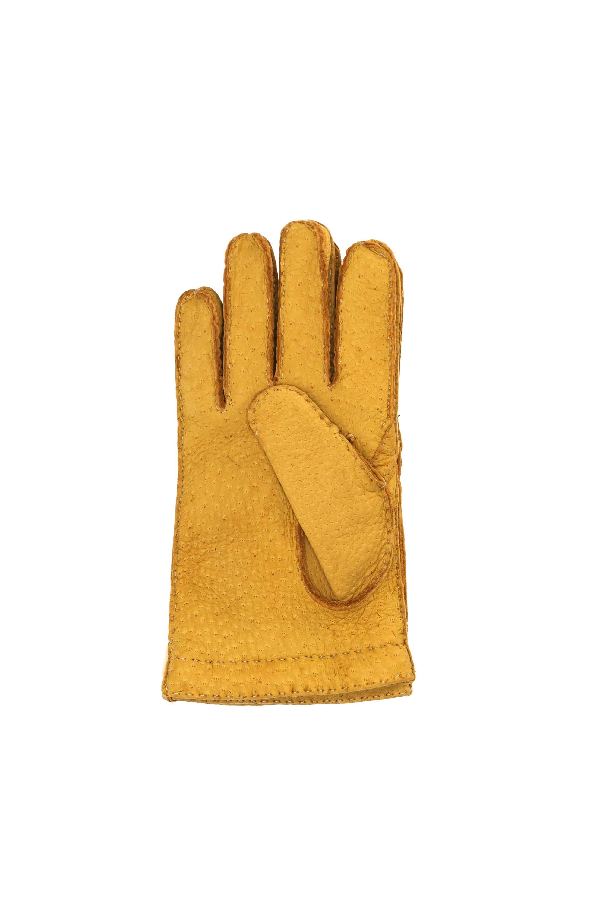 Guanto in pecari con fodera in cashmere 42F/3 820 Restelli 