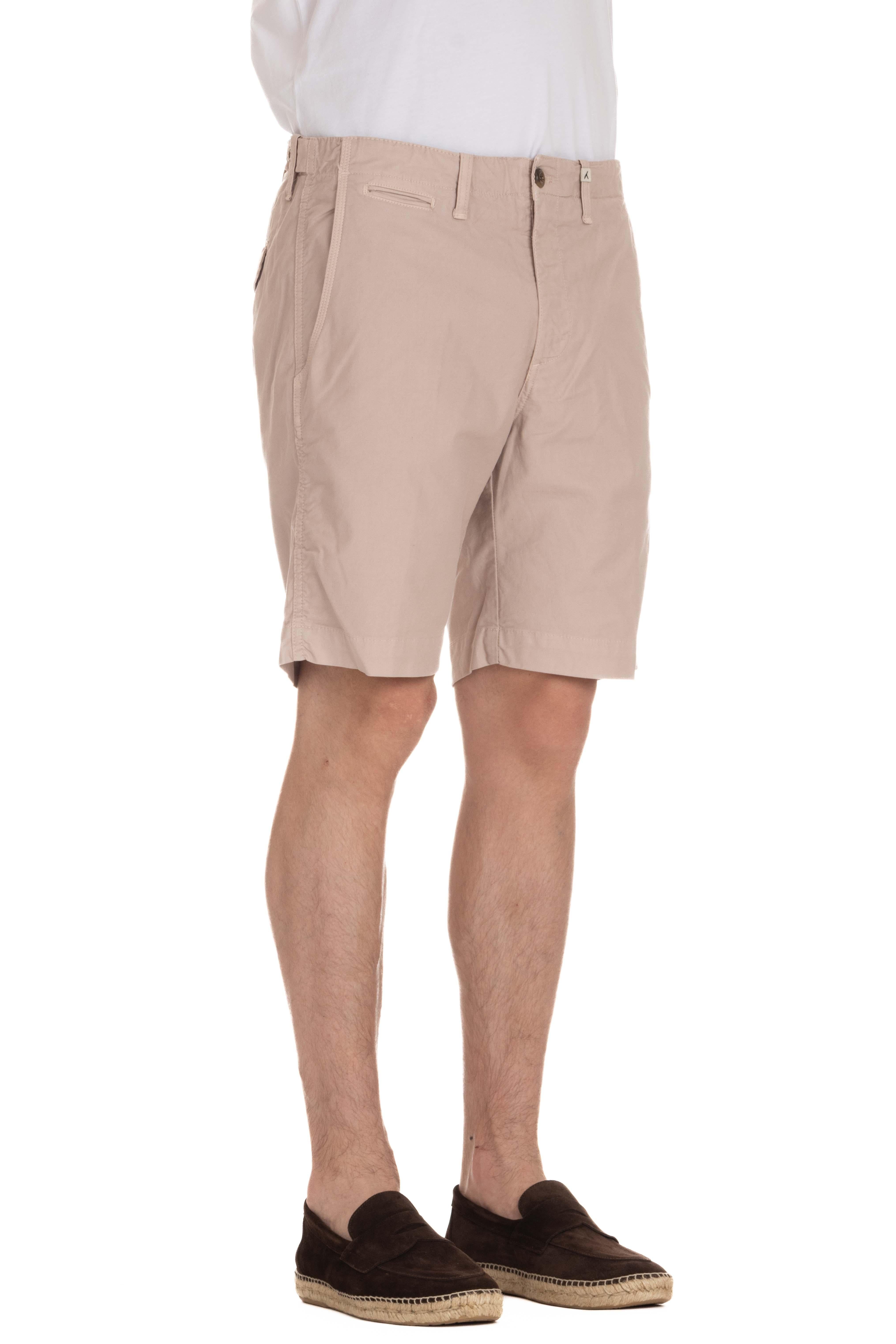 Bermuda in cotone tramato 24M84B287-FR/3 F06 Myths 