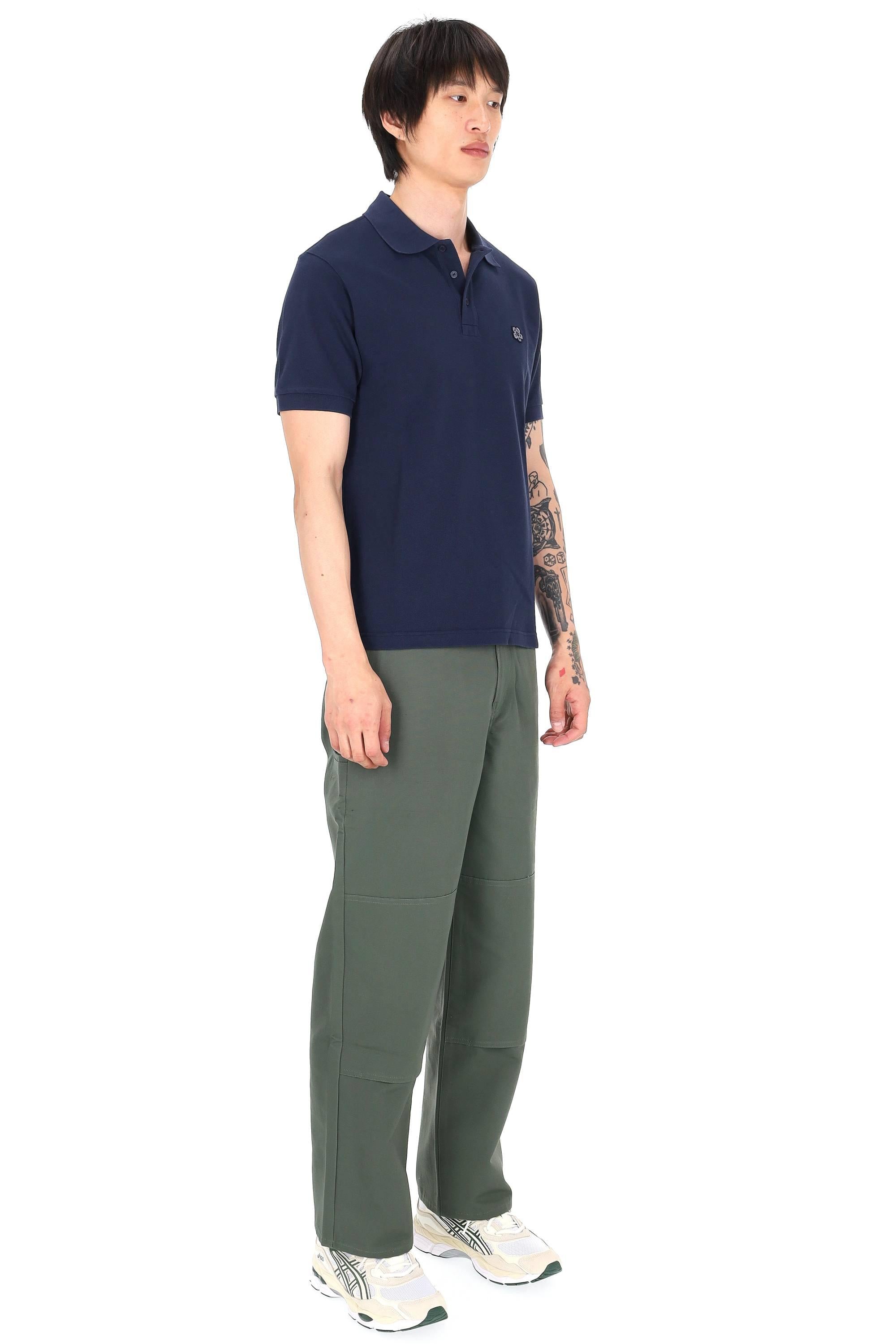 Kenzo Polo in piquet di cotone "boke flower" ricamato FF65PO1534PU/2 76 