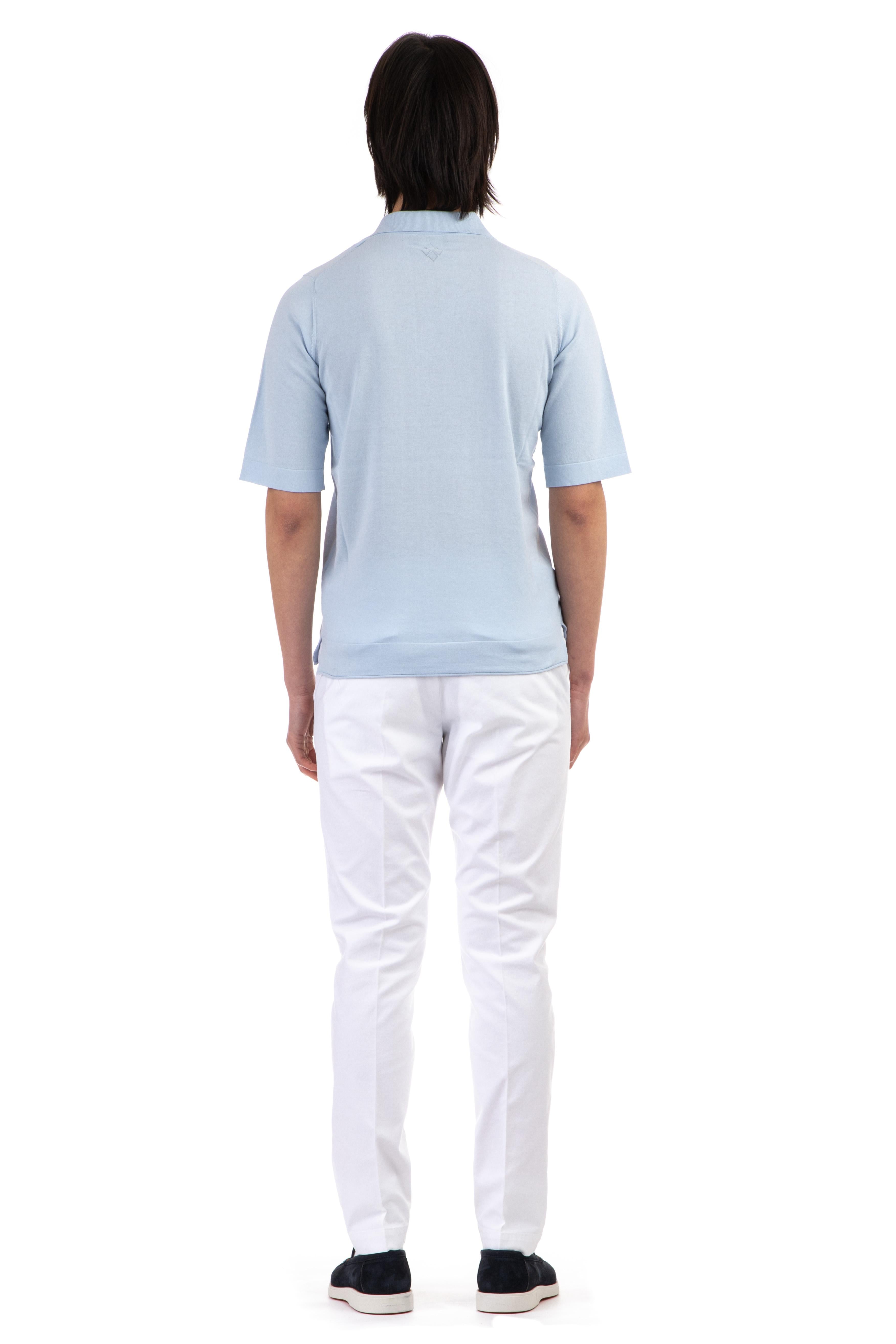 Ballantyne Polo in cotone superlight open collar B2W103-18C23/2 13110 