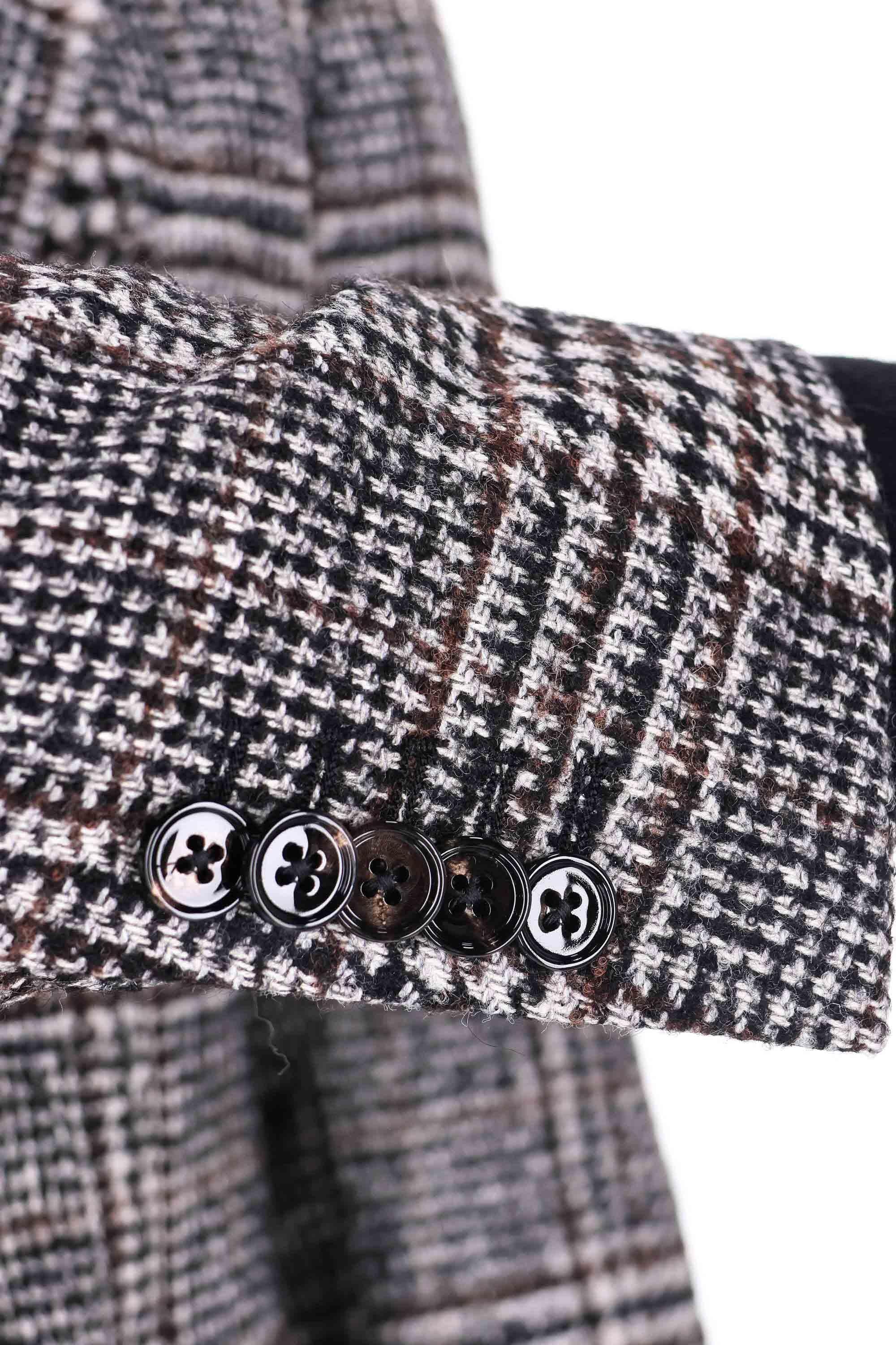 Tagliatore Giacca in lana-alpaca check mod. Pino Lerario G-PL26K-850028 N522 