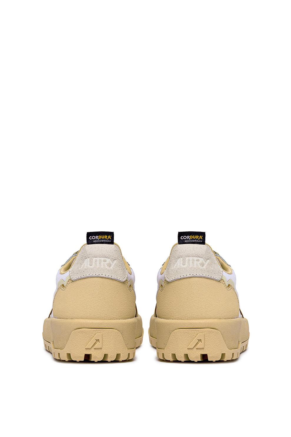 Sneaker donna in cordura e pelle modello WildPace LDLW RU02 WHT/ALMO Autry 