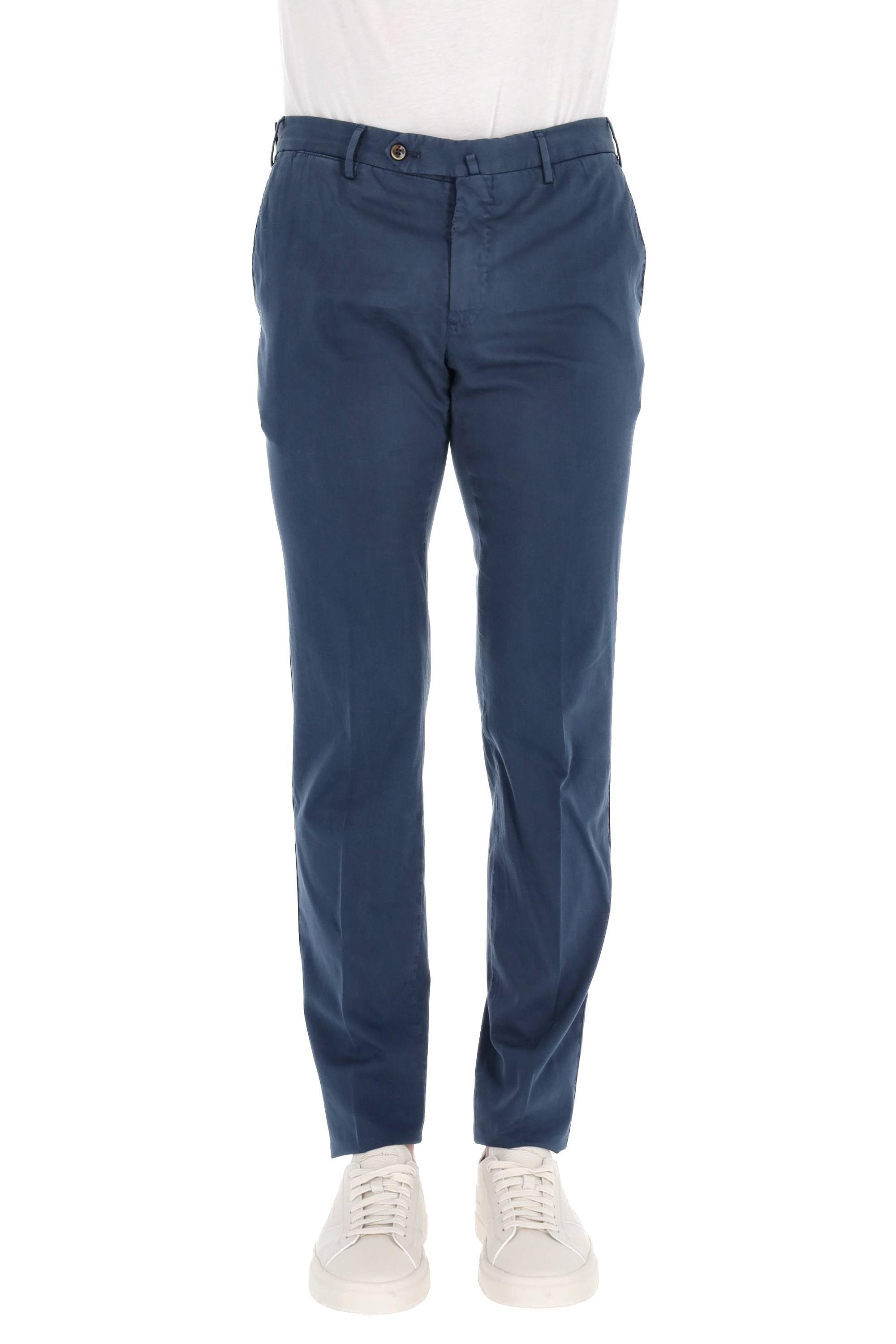 Pantalone in cotone-seta super slim fit DT01Z00CL1 BB4/2 Y383 PT Torino 