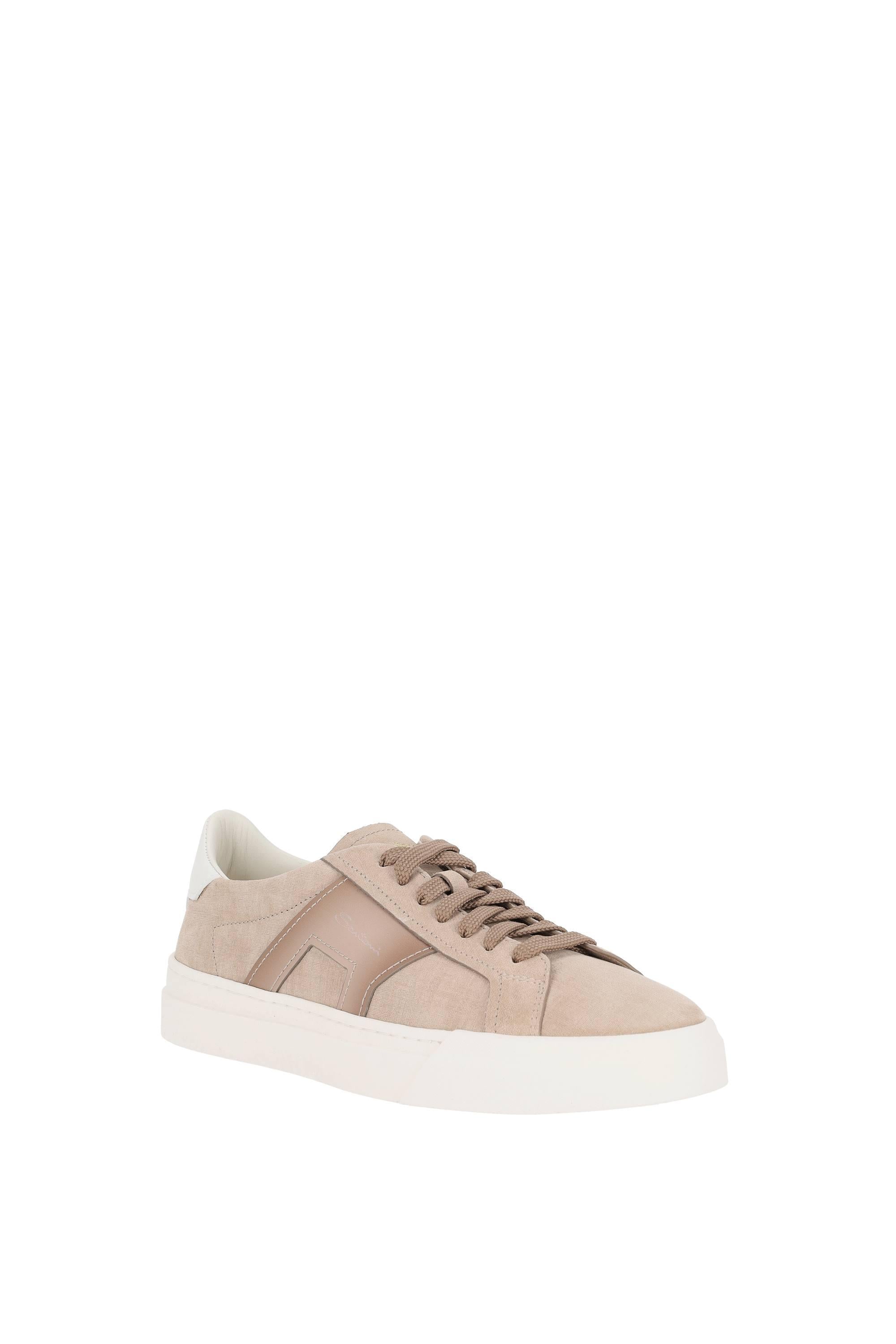 Santoni Sneaker Double Buckle in pelle MBGT21964PNNCFCT M50 