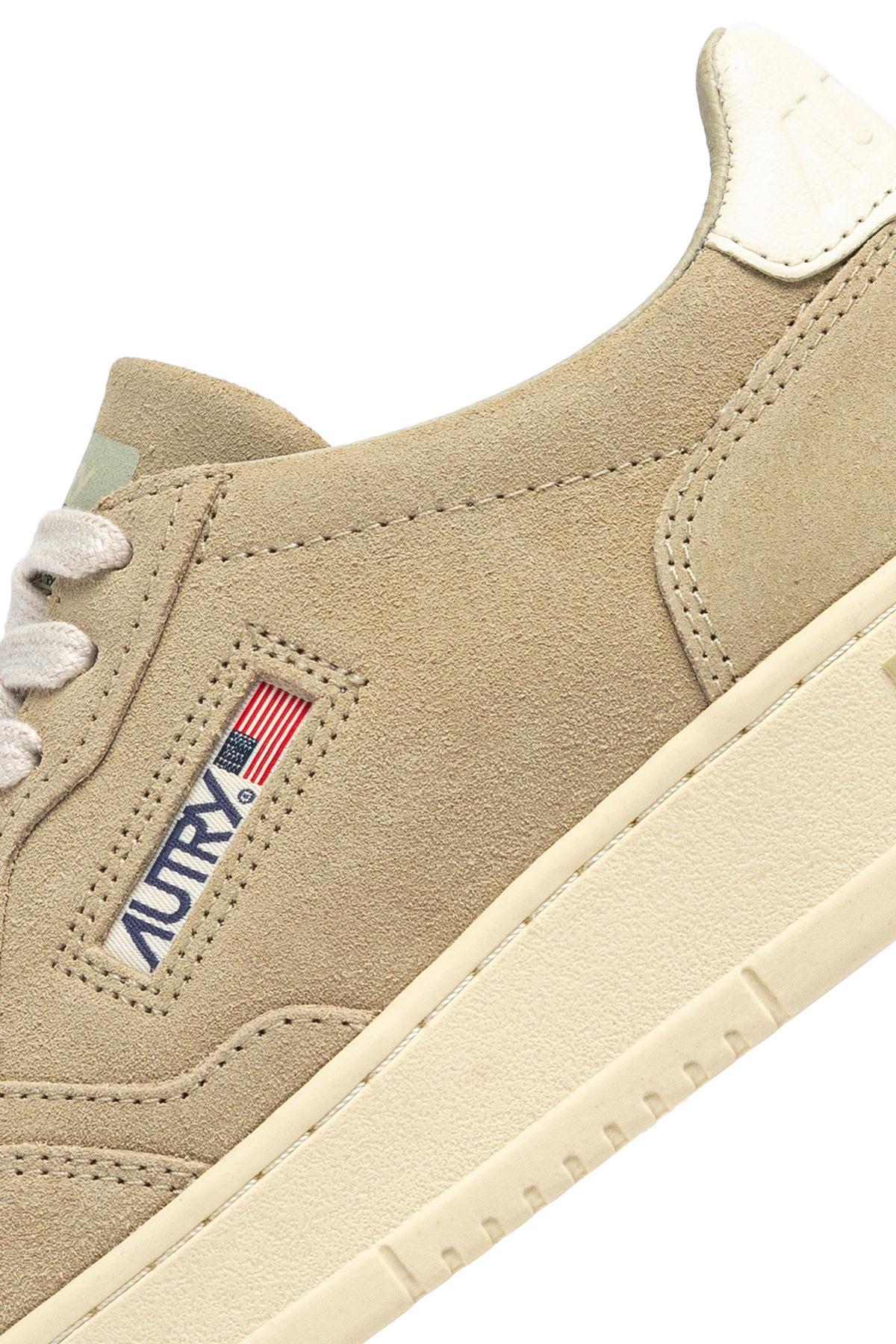 Autry Sneaker donna Medalist in camoscio talloncino bianco AULW UH13 SPONGE/WHT 