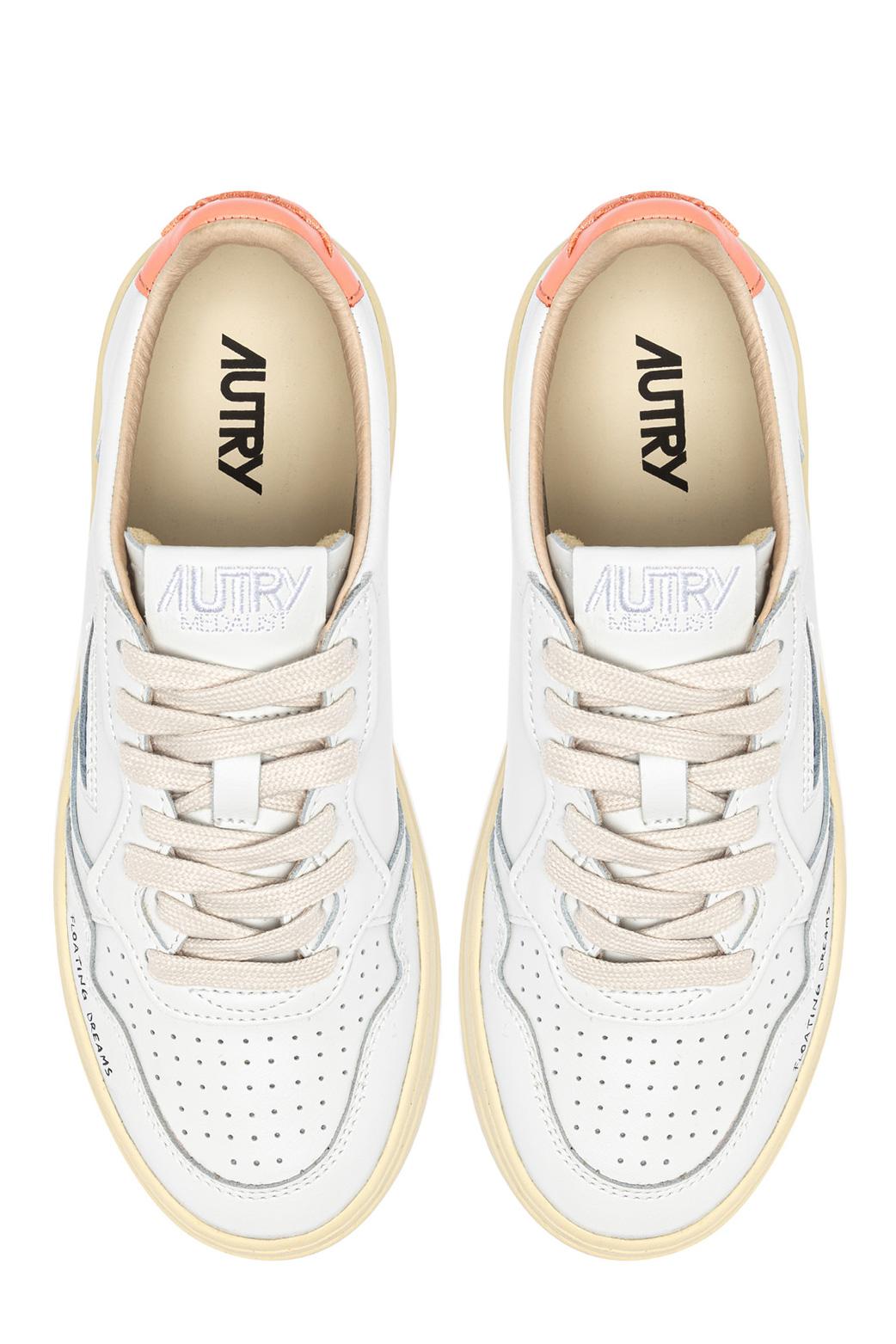 Autry Sneaker donna Medalist Floating Dreams talloncino pesca AULW DL03 WHT/PEACHP 