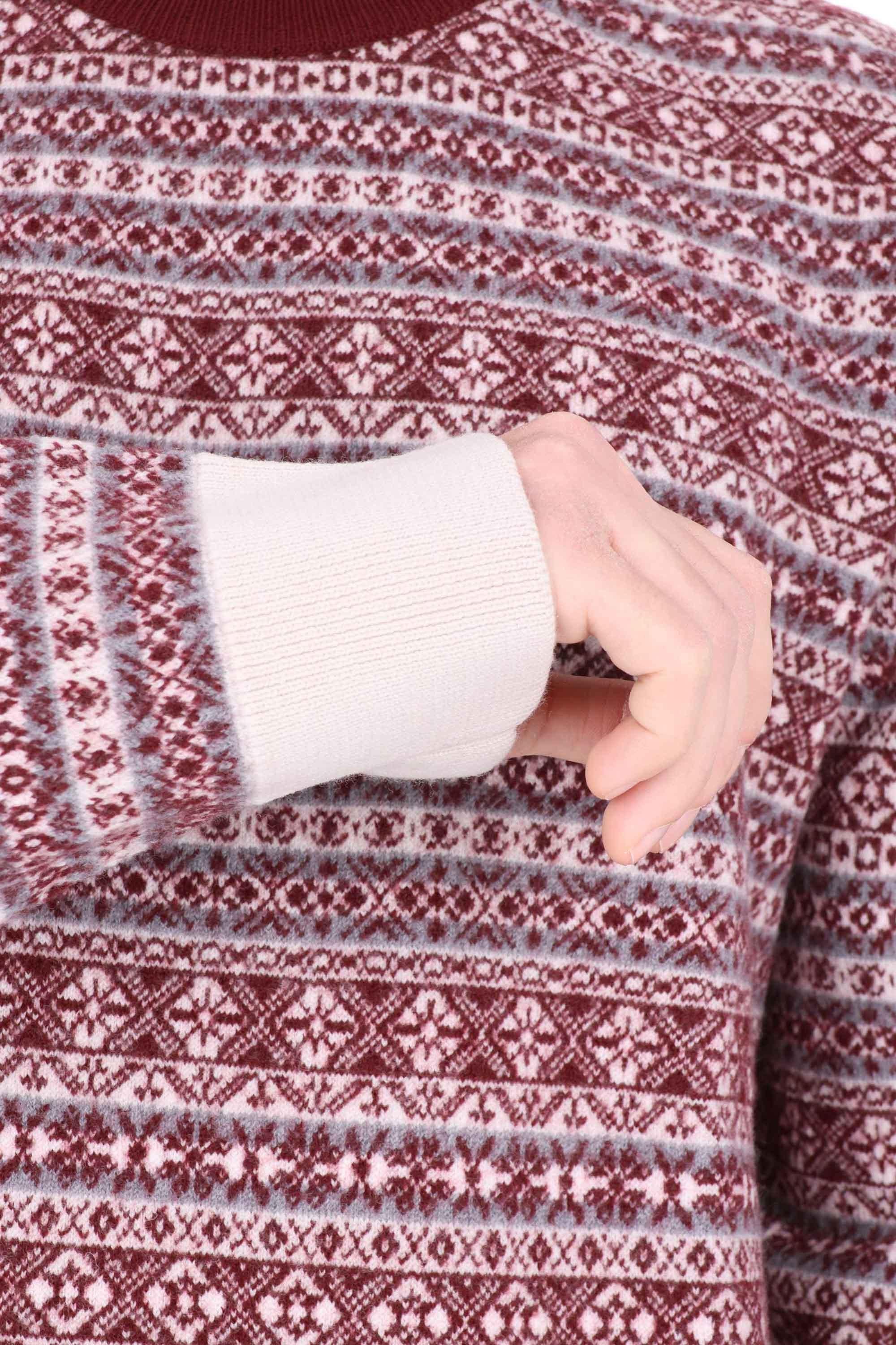 Eleventy Maglia girocollo in lana lavorazione nordica L76MAGL96 MAG0L056 010213 