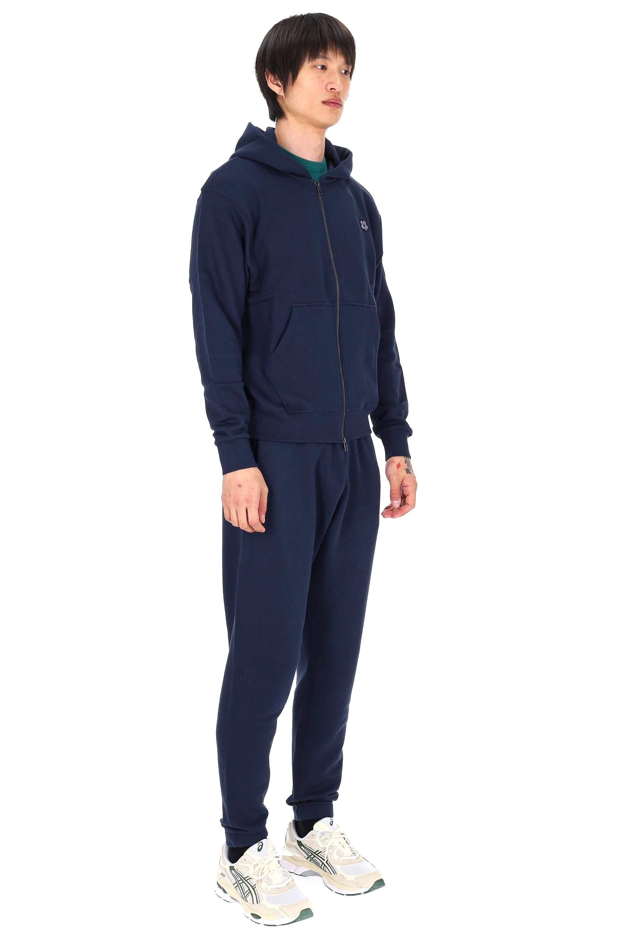 Kenzo Felpa zip up in cotone "boke flower" FG55HO2034MJ 76 