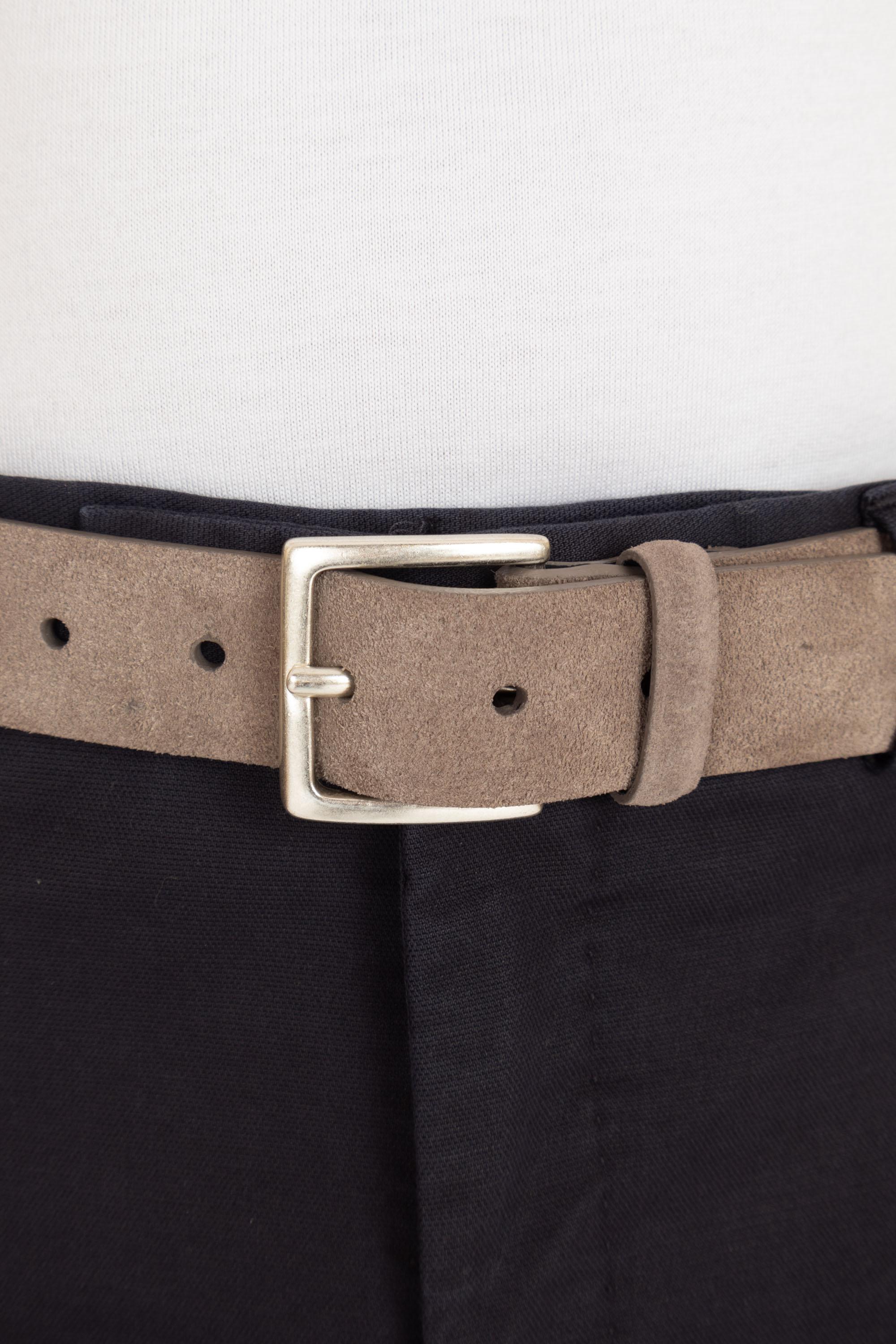 Orciani Cintura in camoscio supersoft U08211 FANGO 