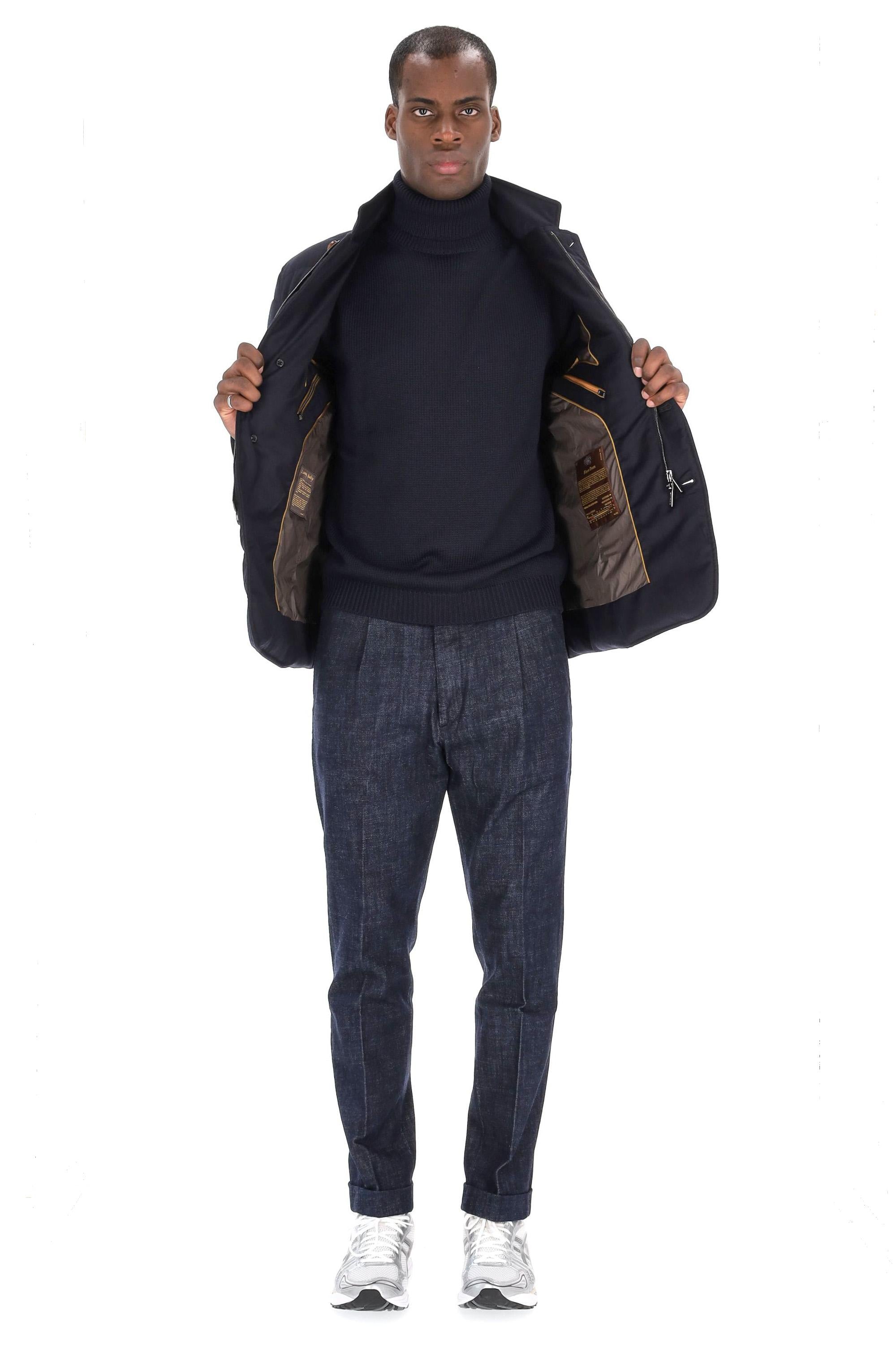 Piumino a giacca in lana e cashmere modello Zayn-L ZAYN-L U0498 Moorer 