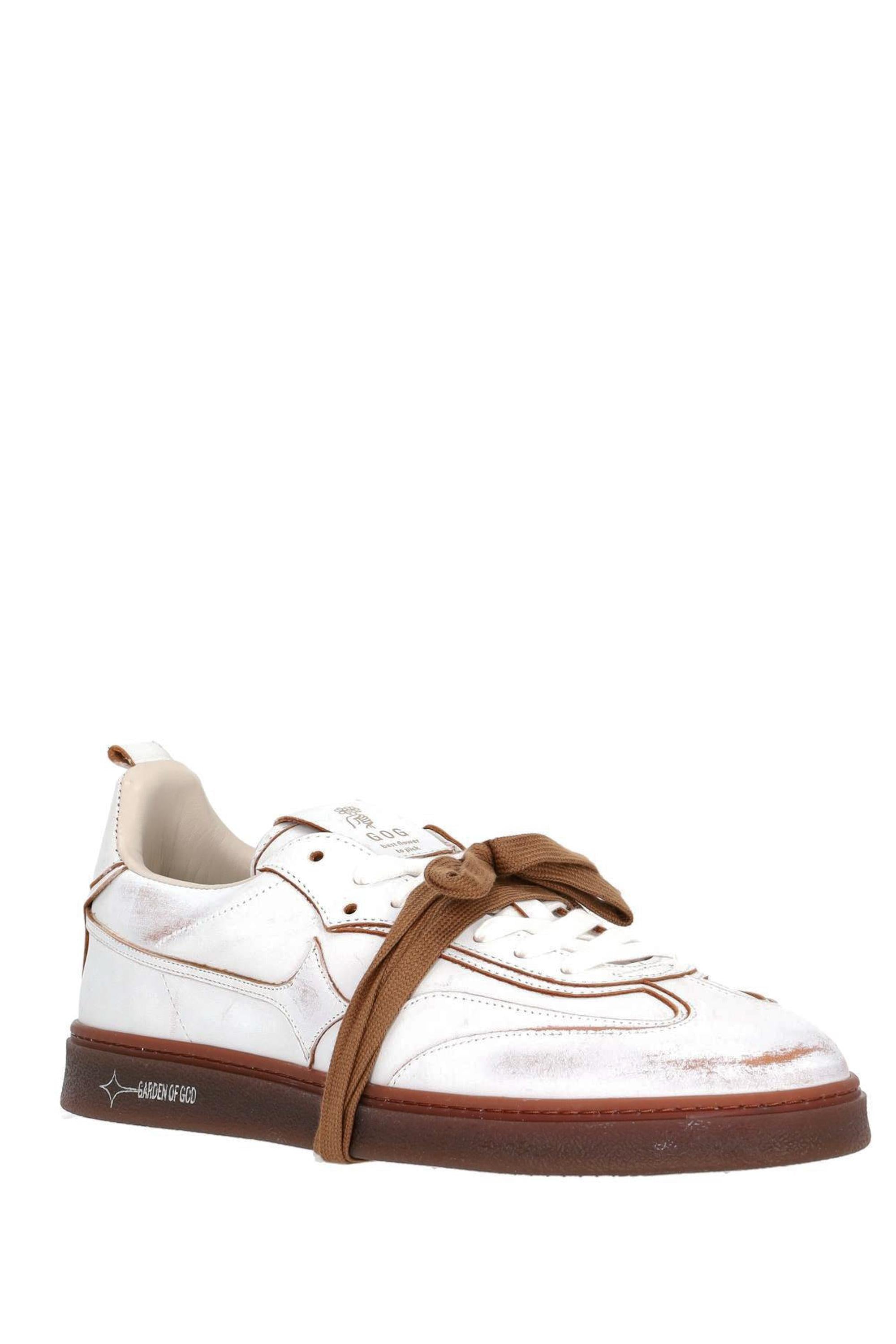 Garden of God Sneaker in pelle faded modello Earth EARTH LEA/3 WHITE FADE 