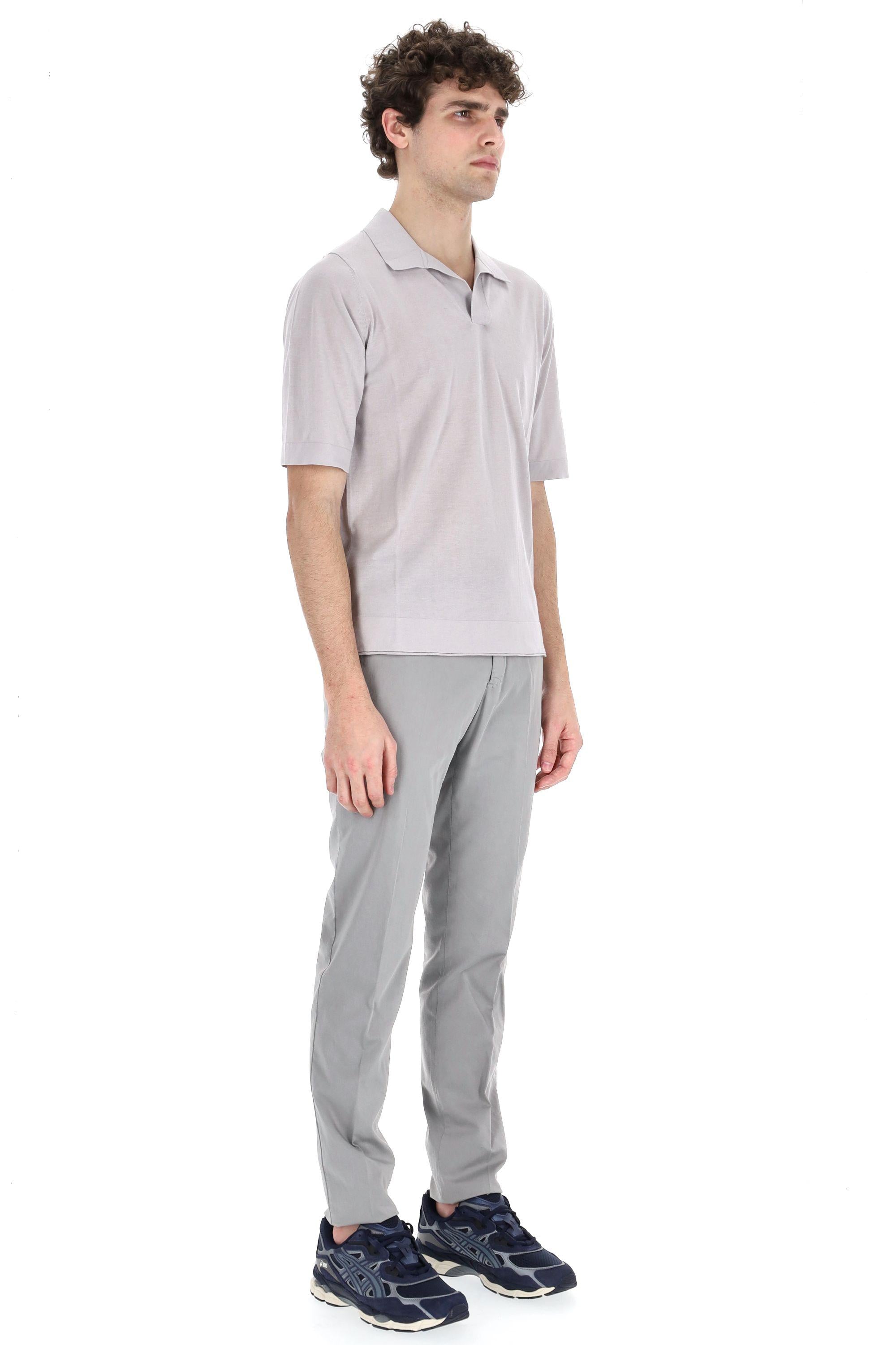 Ballantyne Polo open collar in fine cotone B2W104 18C23-4 15002 