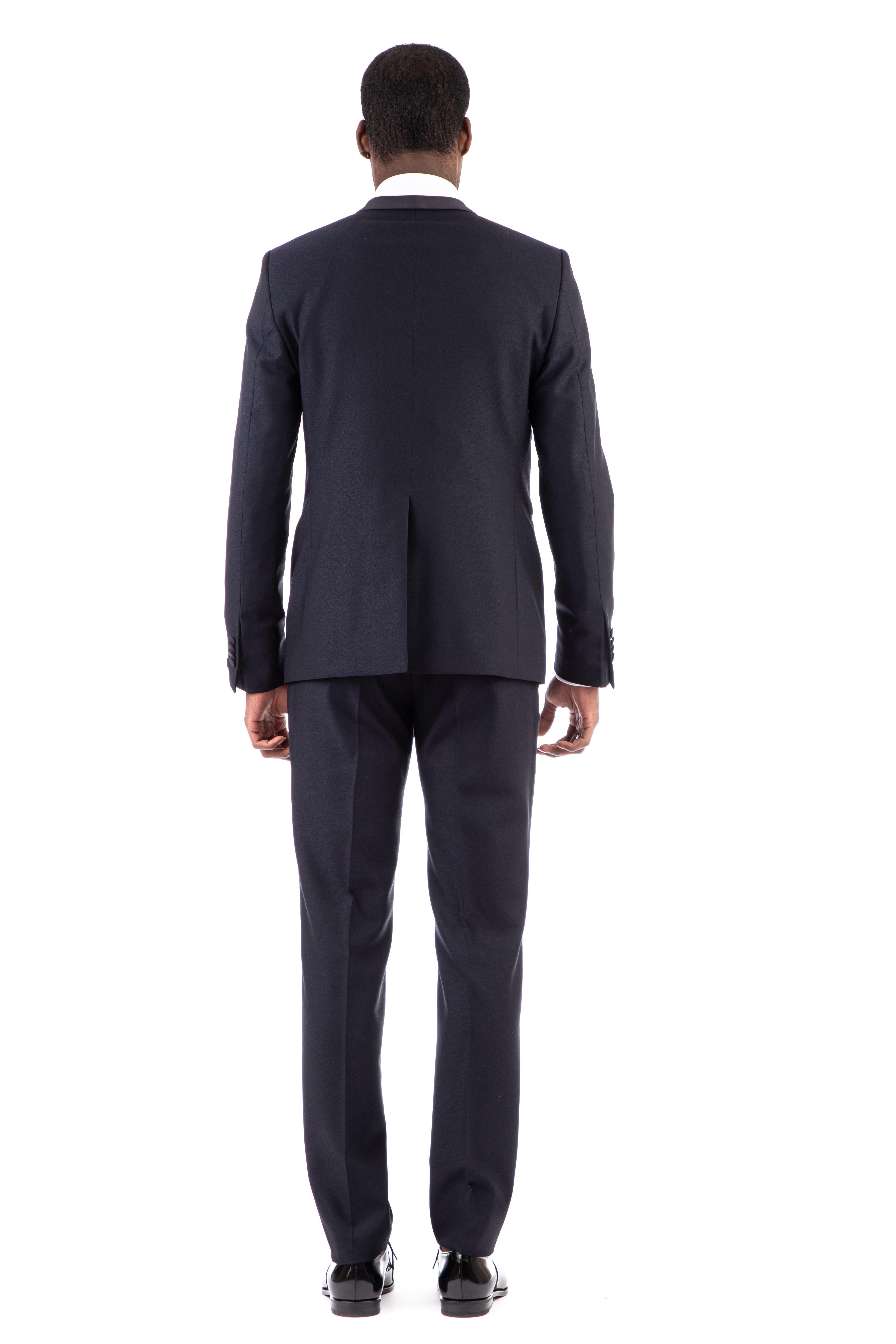 Abito rever scialle in lana super 110's modello bruce SFBRMAURICEA01 060014 B1231 Tagliatore 