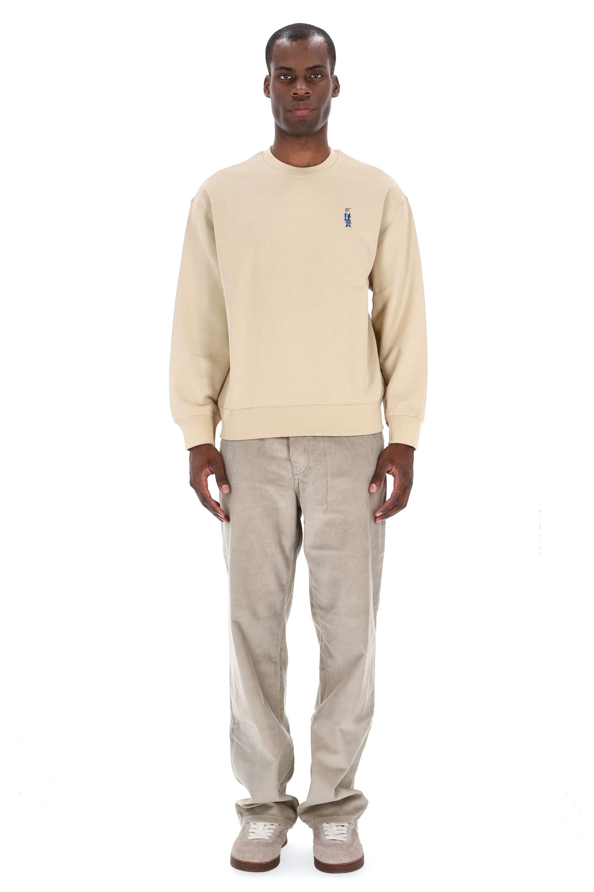 Felpa girocollo fox regular fit PM00310KM0341 0335 Maison Kitsuné 