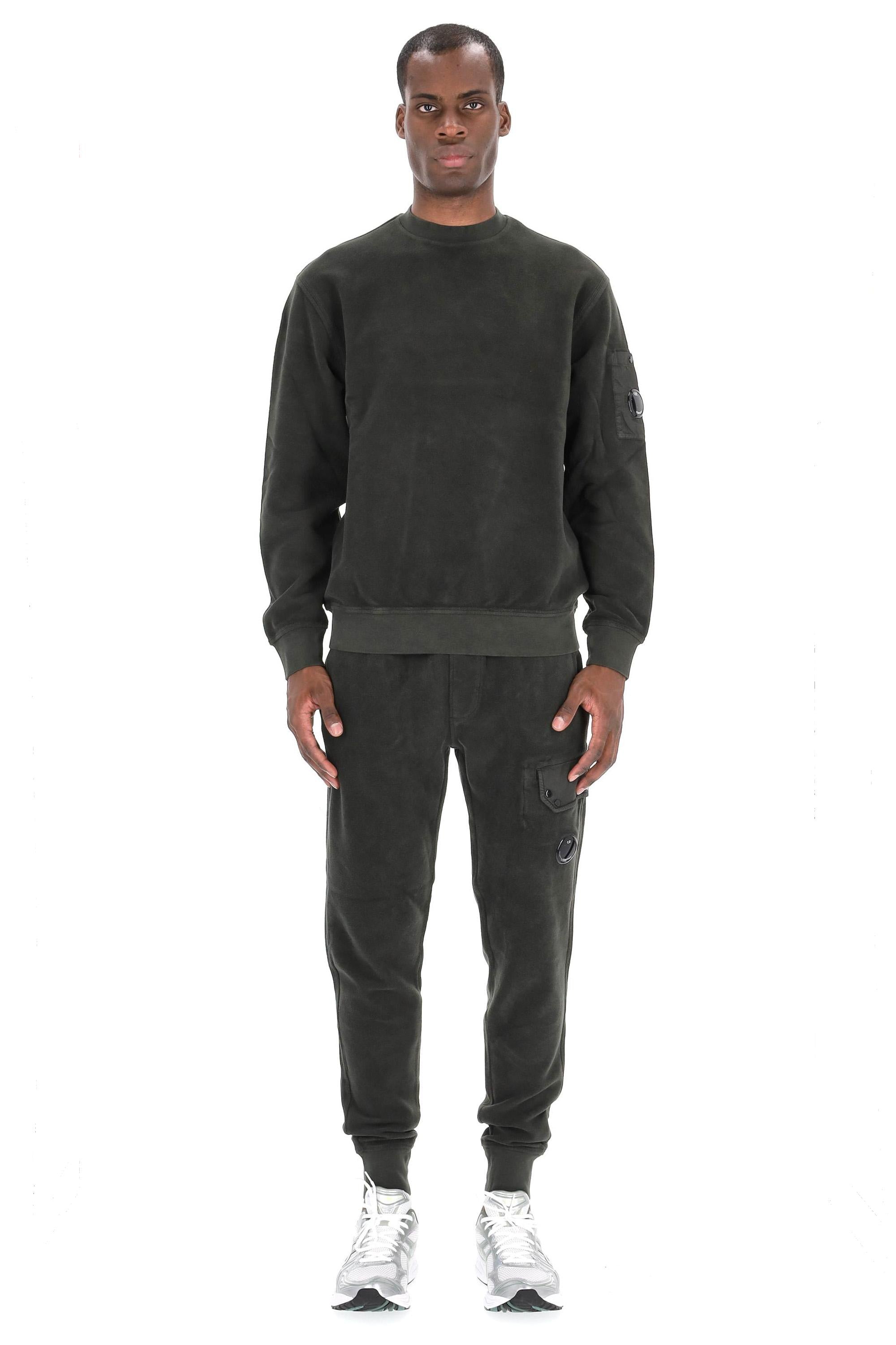 Felpa girocollo in cotone brushed MSS249A00-6614G/2 978 CP Company 