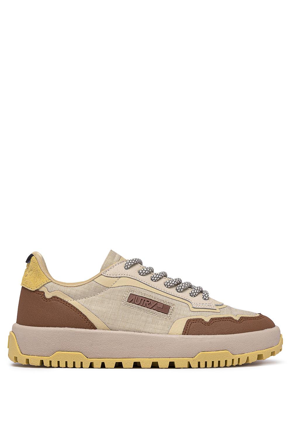 Sneaker donna in cordura e pelle modello WildPace LDLW RU09 FOG/THRU Autry 