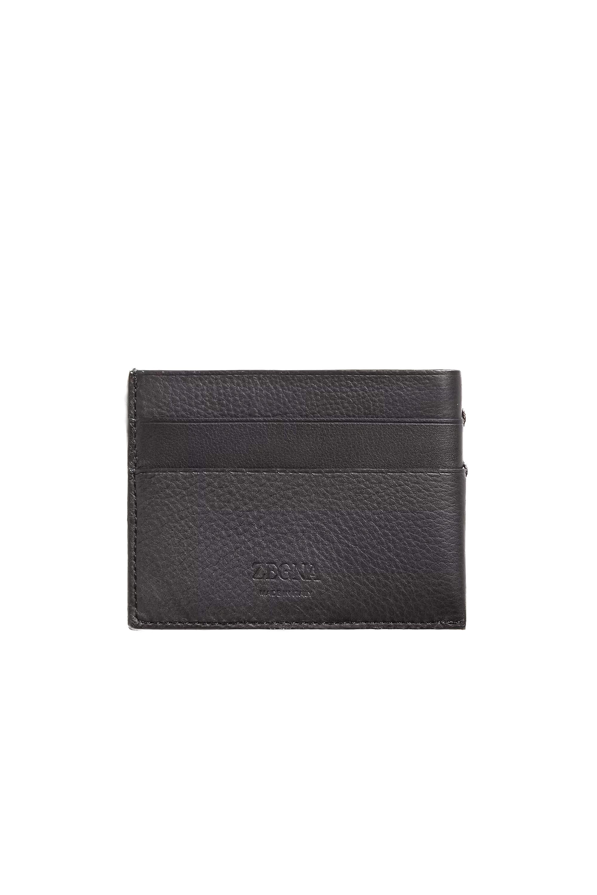 Zegna Portacarte secondskin in nappa guanteria LHOTO E1938Z AMO 