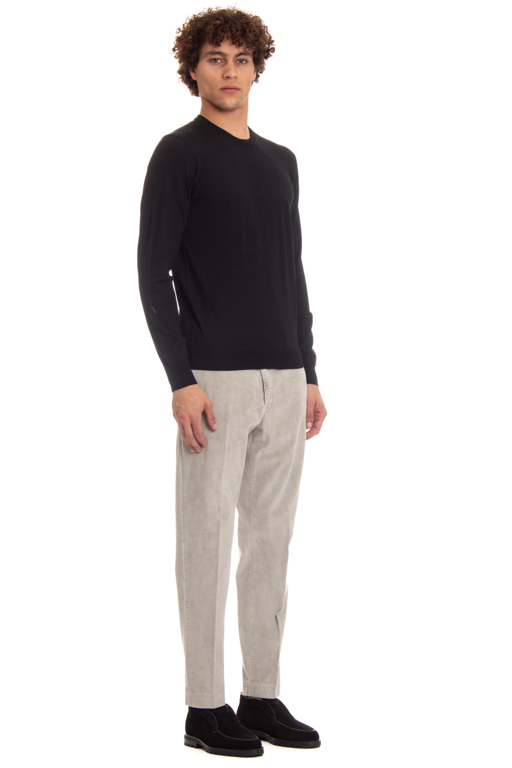 Drumohr Maglia girocollo in lana Super 140's D0D103.6 690 