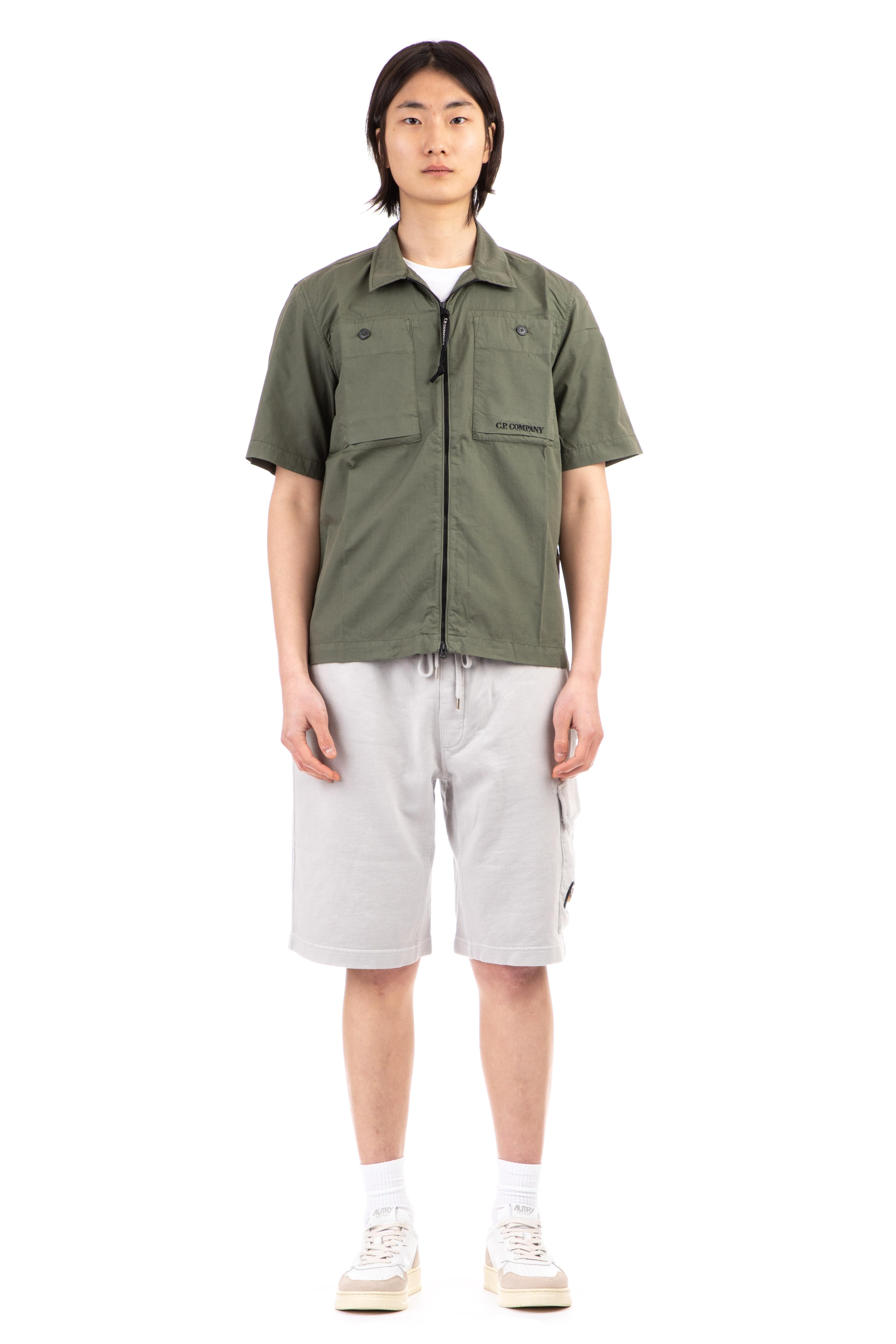 CP Company Overshirt in cotone rip-stop CMSH273A 005691G 648 