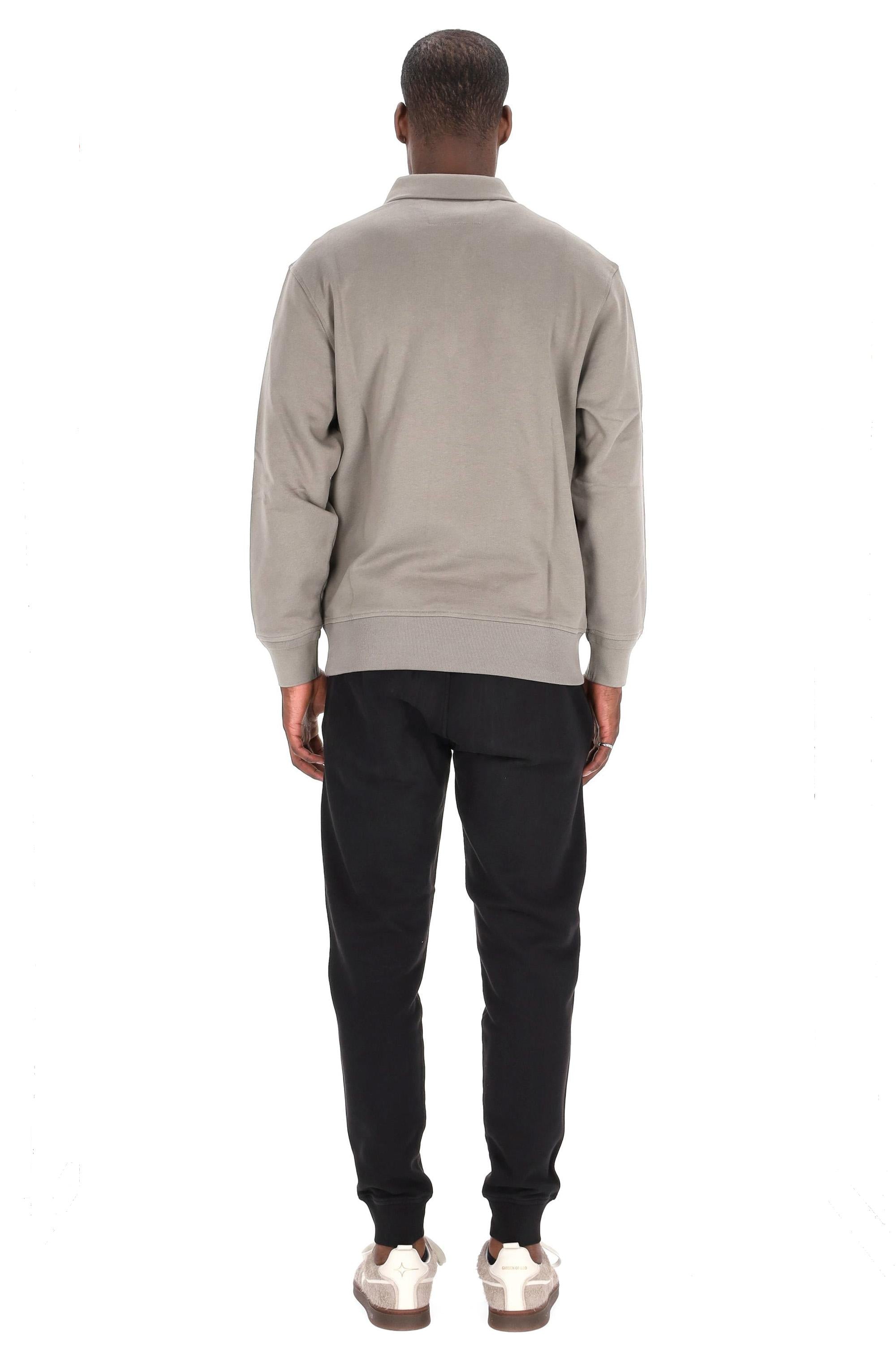 CP Company Felpa mezza zip diagonal fleece MSS140A00-5086W 356 