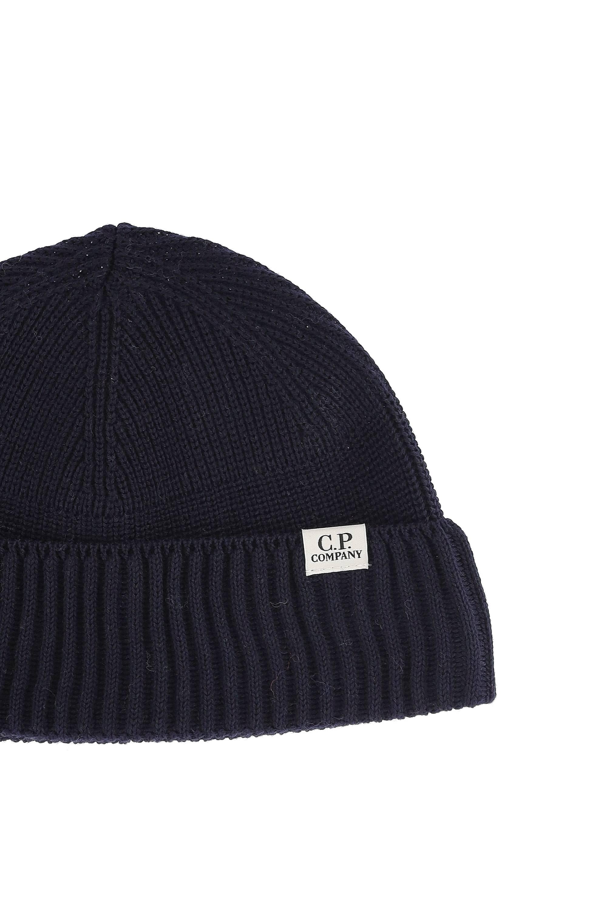 CP Company Beanie bambino in lana a costine CMAC293A 006595A 888 