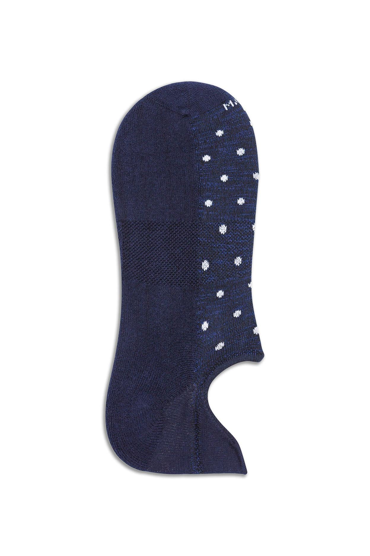 Calza Invisible Sneaker donna a pois MAR4839D 001 Marcoliani 