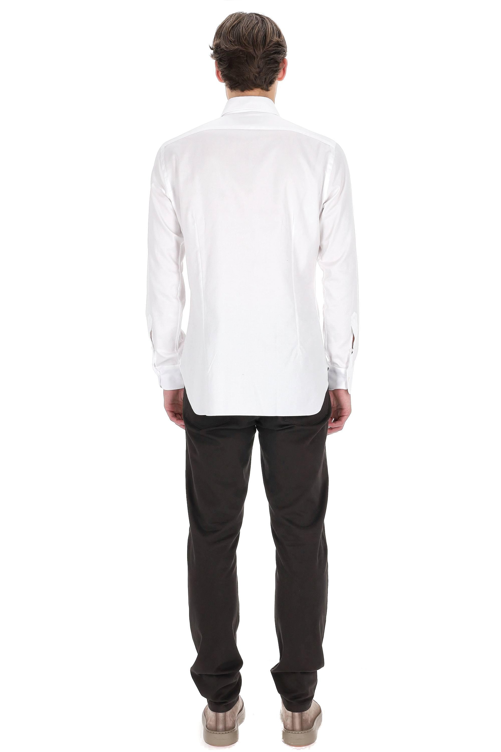 Barba Camicia sartoriale in oxford button down linea Culto K1U24P0150080.U 0001 