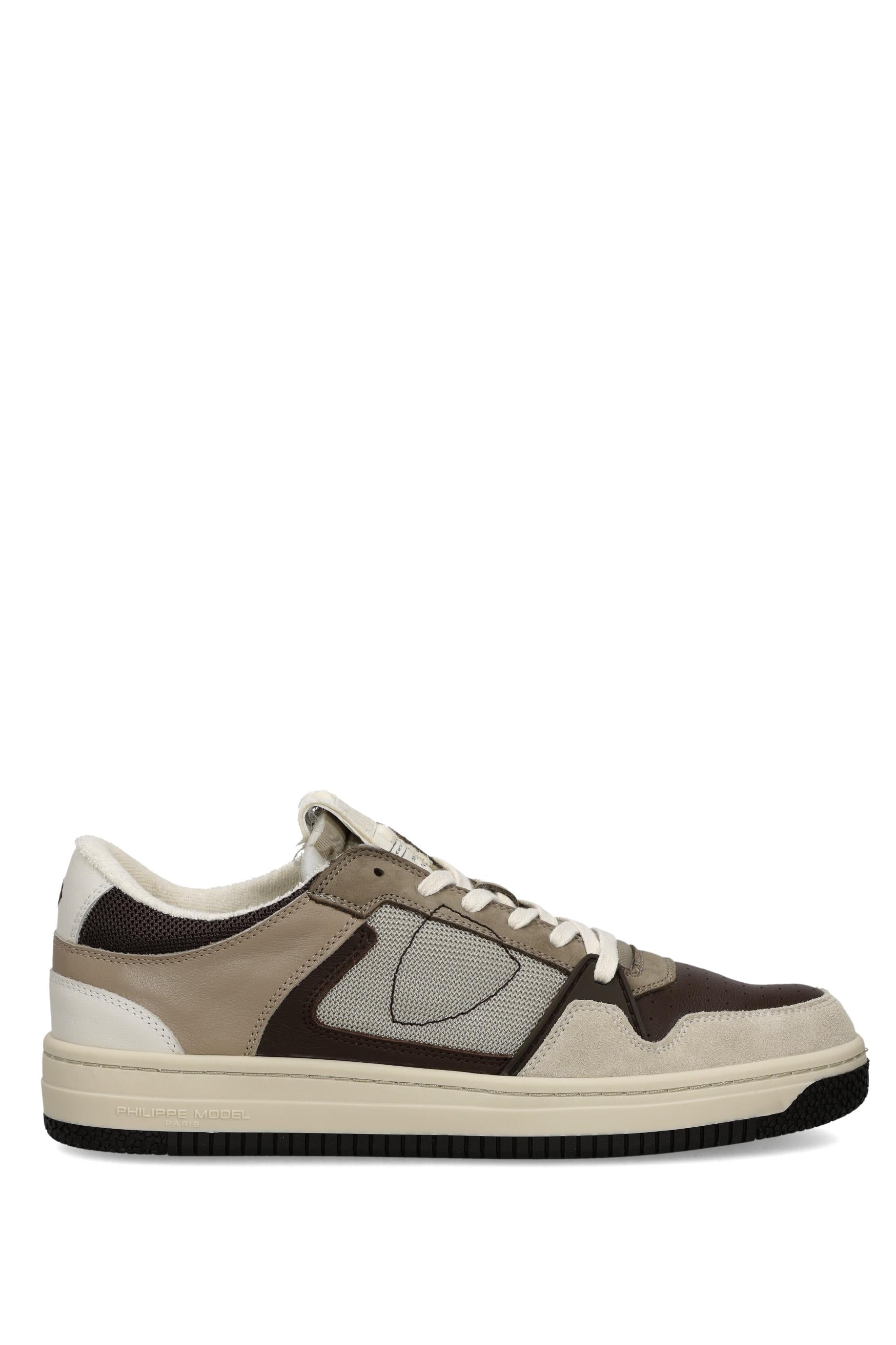 Sneaker low in pelle e camoscio mod. La Grande LGLU LA GRANDE VR03 Philippe Model 