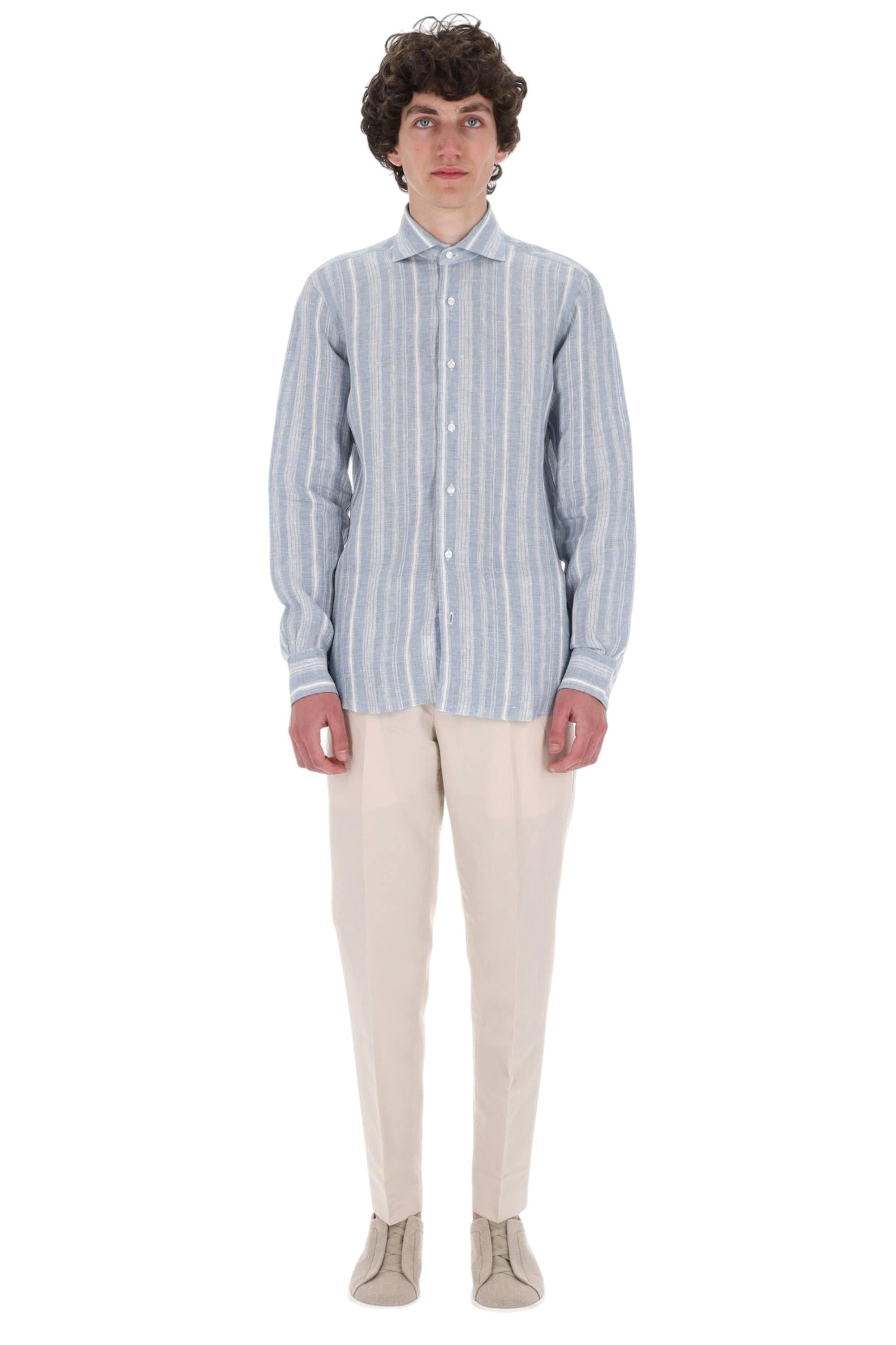 Barba Camicia tramata in lino Dandylife LIU13P0154041.R 0001 