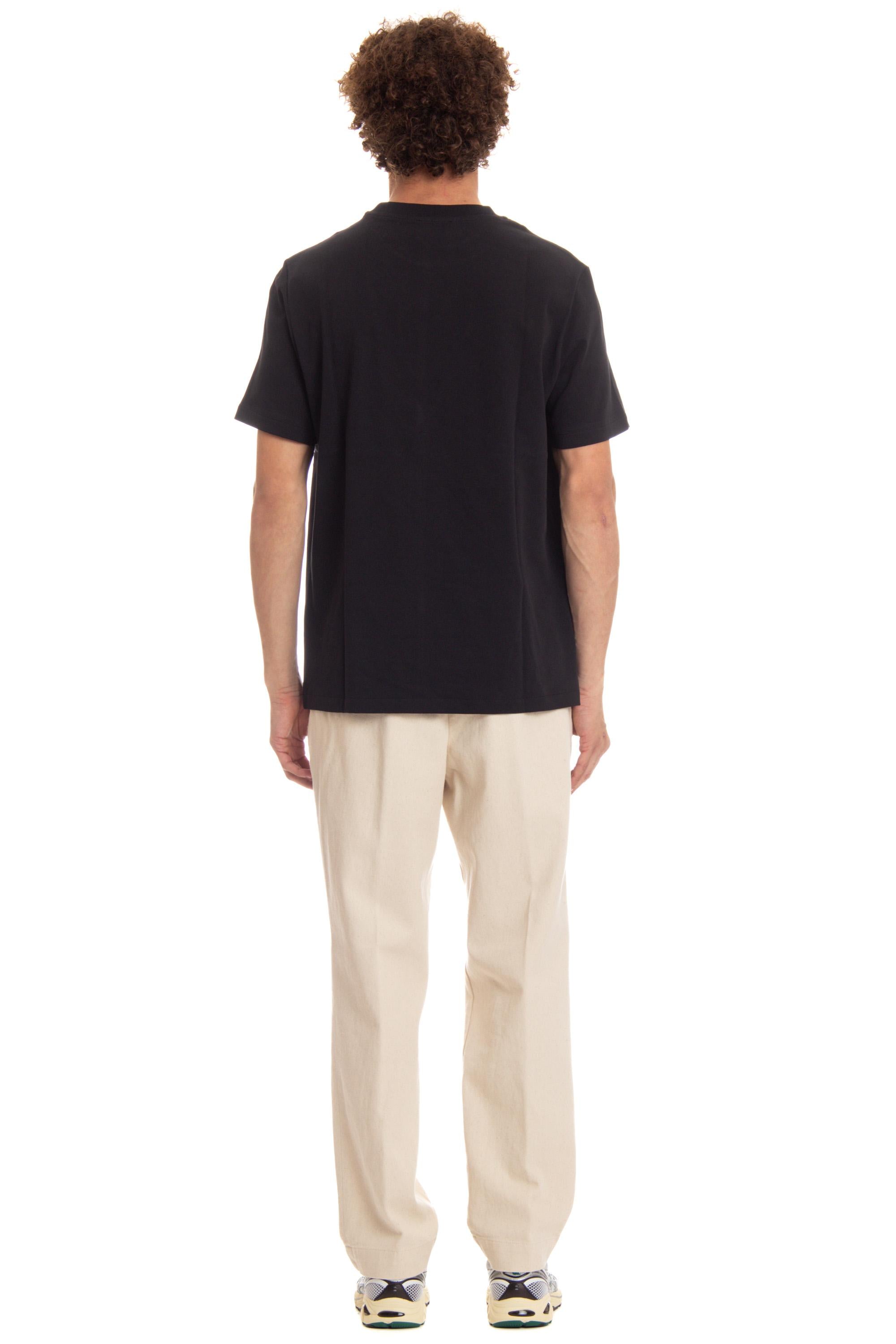 A.P.C. T-shirt in jersey di cotone Rue Madame COHBU-M26388/2 TZC NOIR/BLANC 