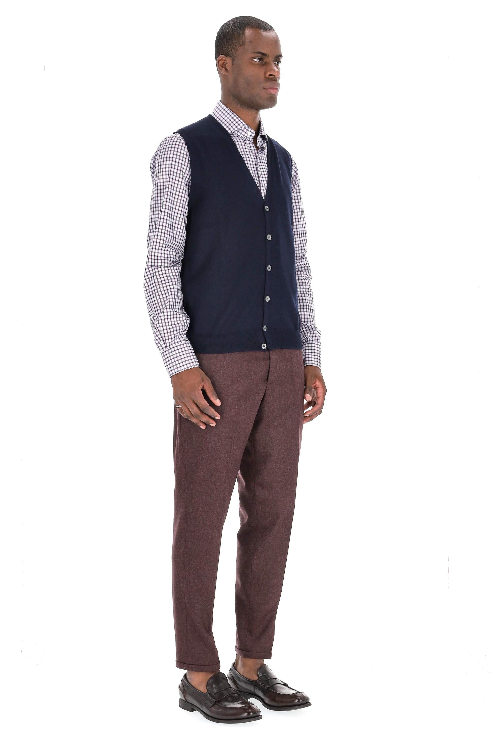 Gilet in lana merino 1429658582/2 0598 598 Barba 