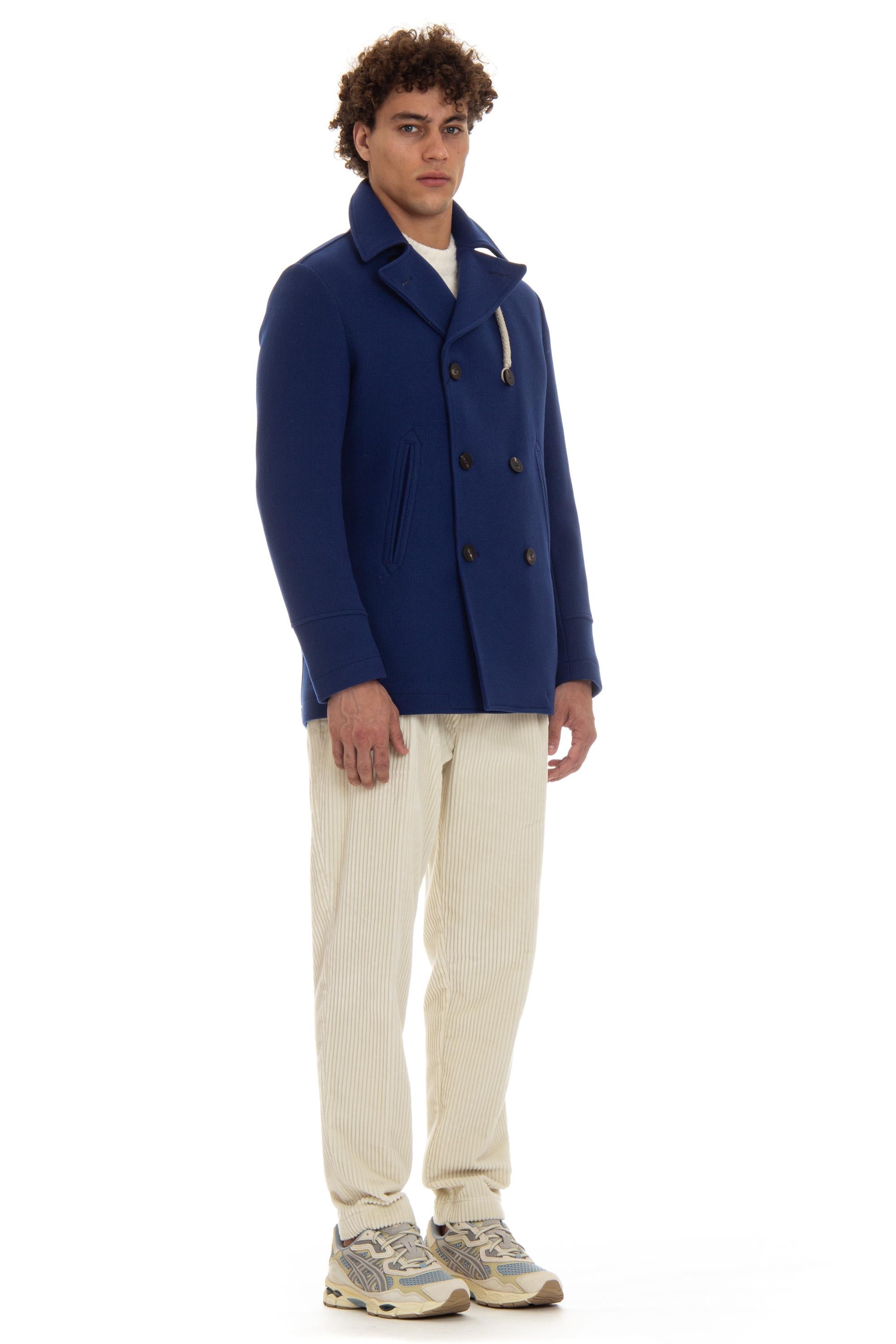 Camplin Peacoat in lana con imbottitura Air-Warm PEACOAT ISLAND/5 S RB 