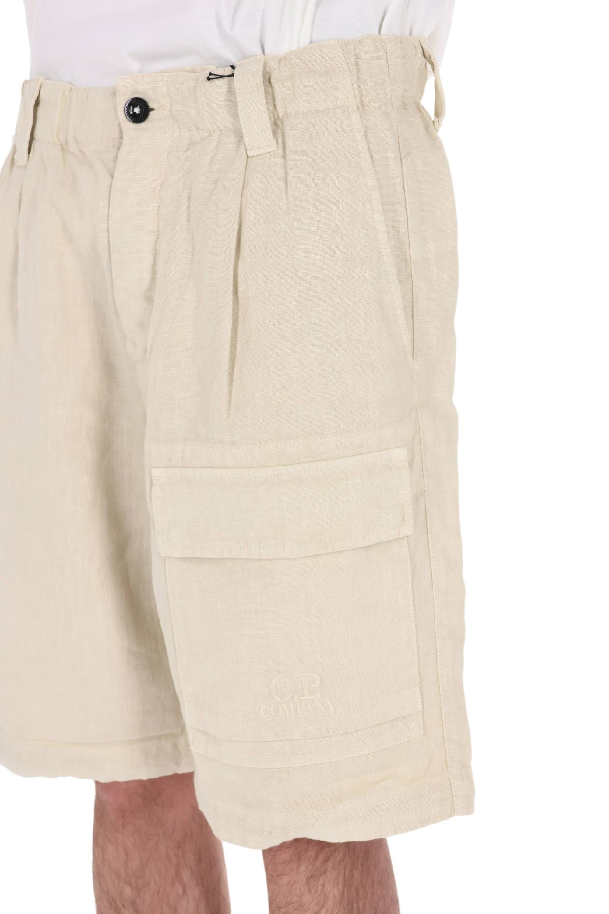 CP Company Bermuda cargo in lino sak 20CMBE250A 110341O 114 