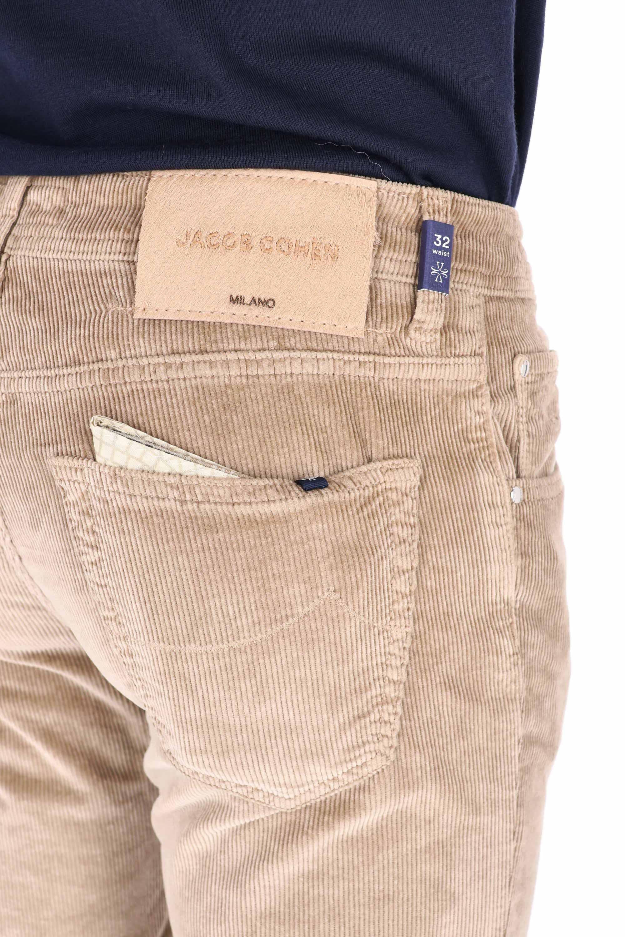 Jacob Cohen 5 tasche color in velluto mille righe Scott fit JUM_QE015-036-S3653 D90 