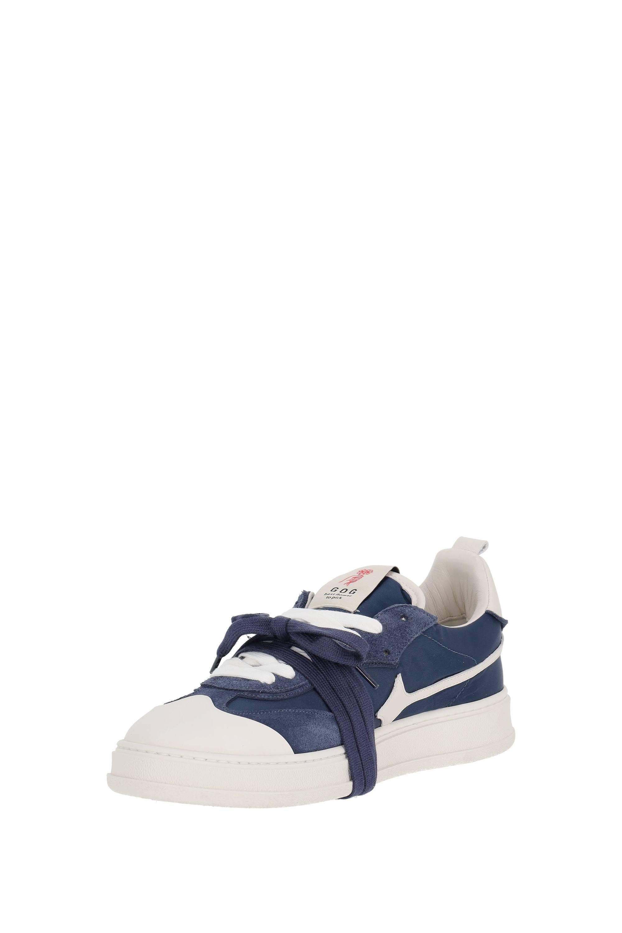 Sneaker Apple in camoscio e nylon APPLE-2 OCEANO Garden of God 