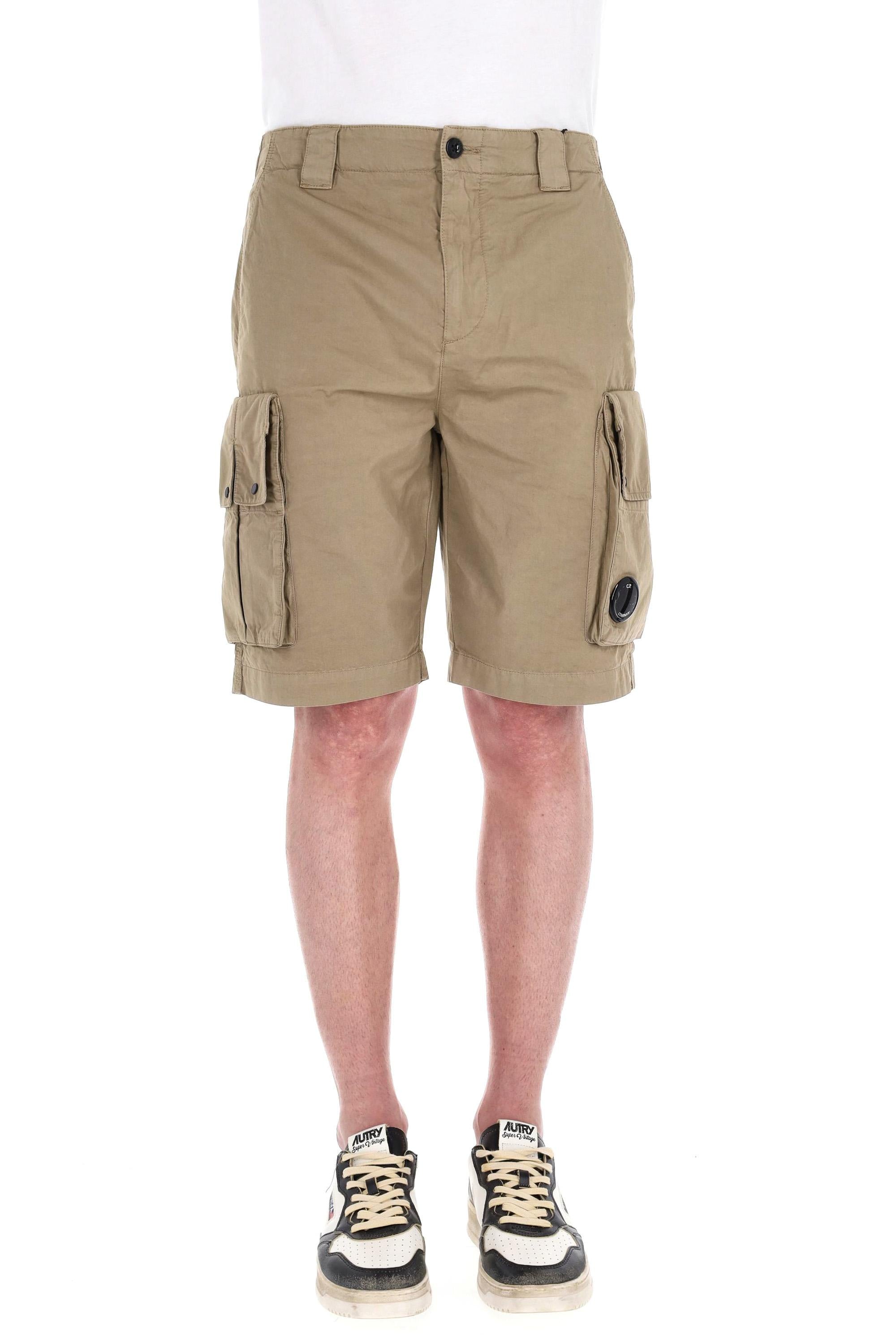 CP Company Bermuda in cotone gabardina modello cargo MBE315A11 0340O 305 