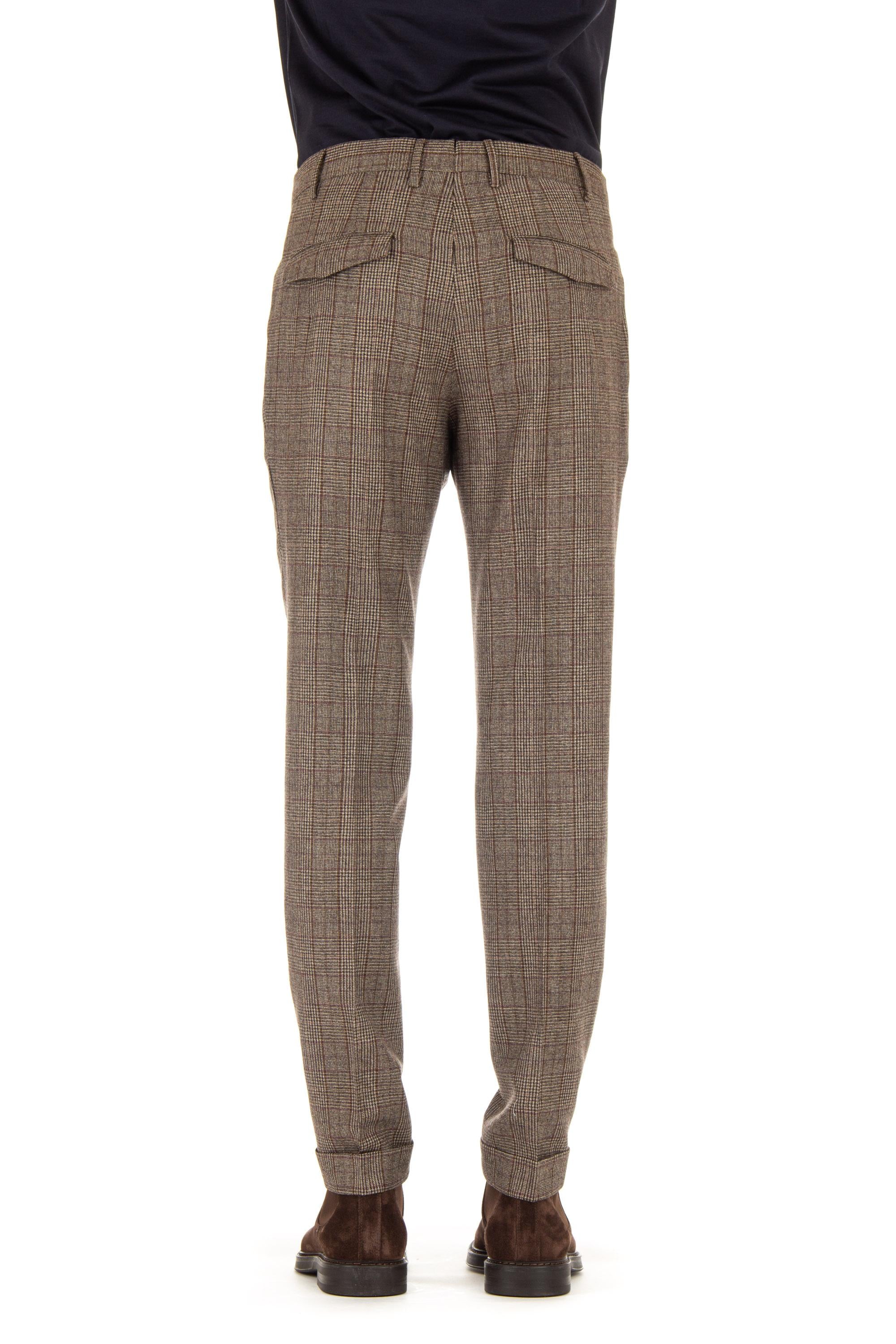 PT Torino Pantalone principe di galles in lana master fit 1 pence AFMAZA0CL1 MA18 0160 