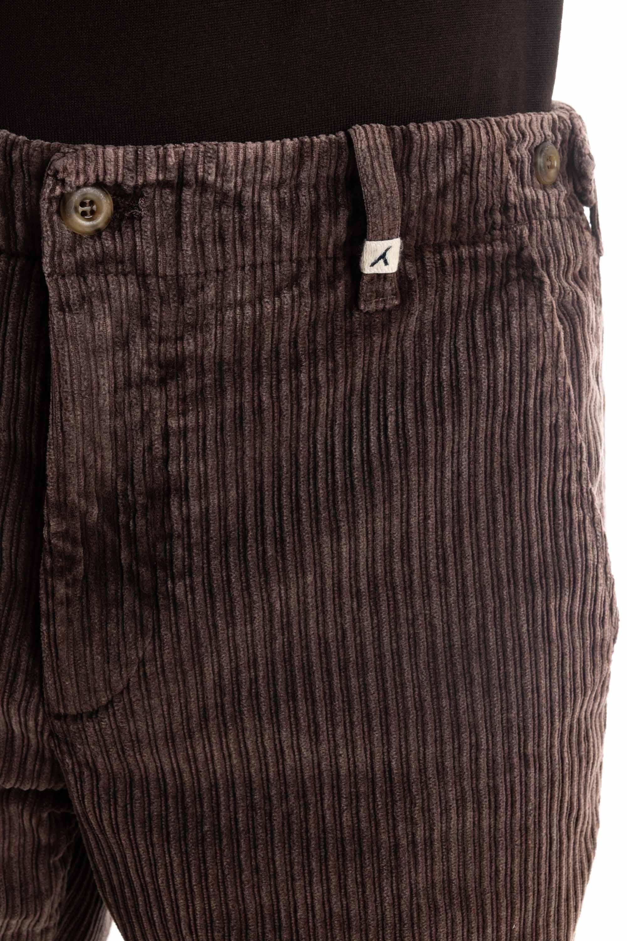 Pantalone in velluto delavè mod. Ares 24WM17L 44-MR/2 81 Myths 