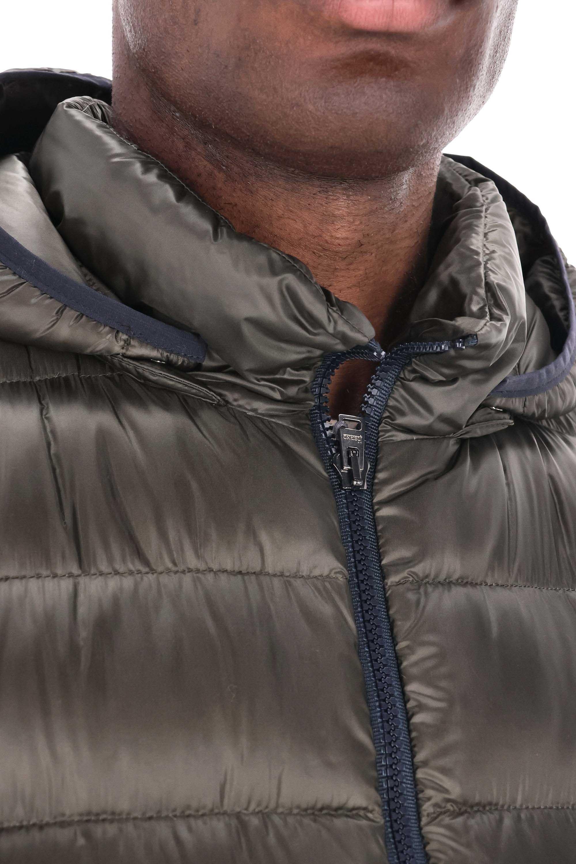 Gilet in piuma con cappuccio PI001300U-12020Z 7784 Herno 